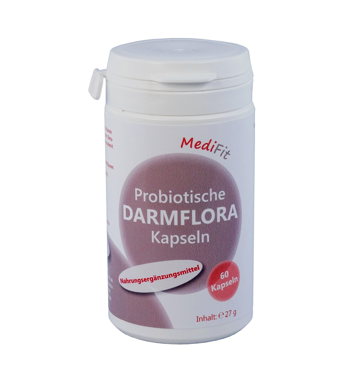 Buy MediFit Probiotic Intestinal Flora Capsules - 60 Pieces Pack | Best International Shipping - Buy Online on GoSupps.com