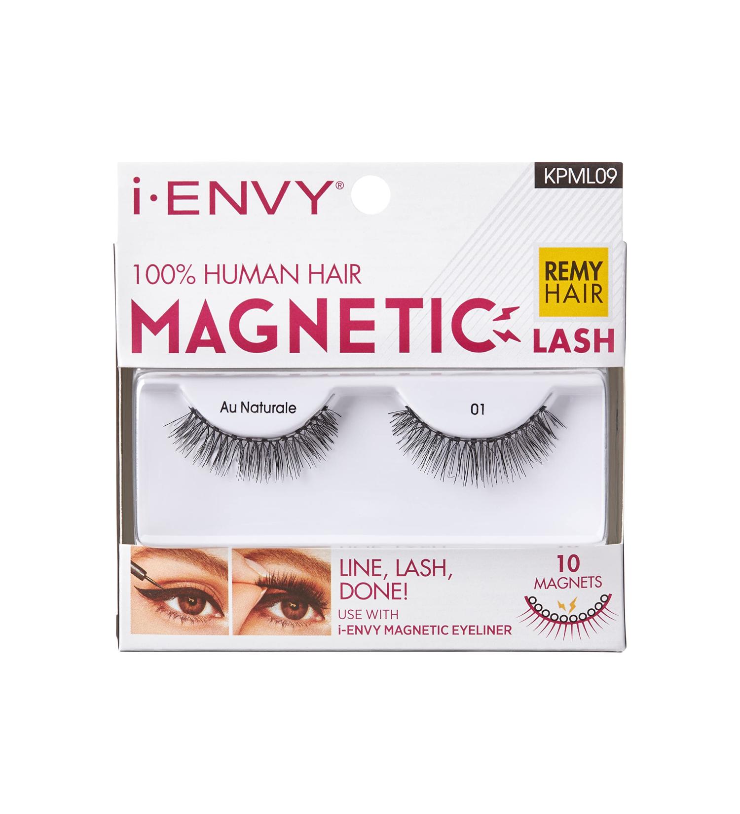 KISS Magnetic Human Hair Lashes Double Strength Reusable - Easy to Apply, Everyday Wear False Eyelashes - #9 - Buy Online on GoSupps.com