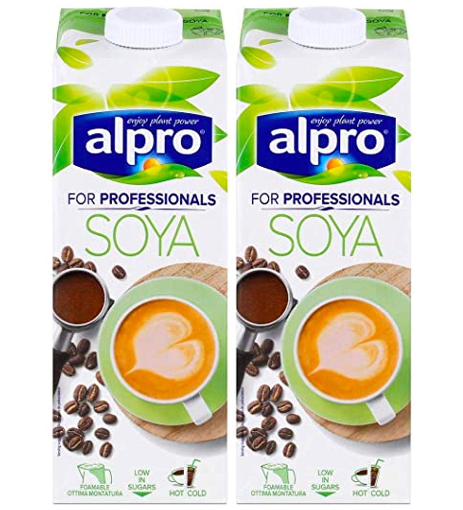 2 x 1 Litre Long Life Vegan Healthy Vitamin Soya Milk Drink Dairy