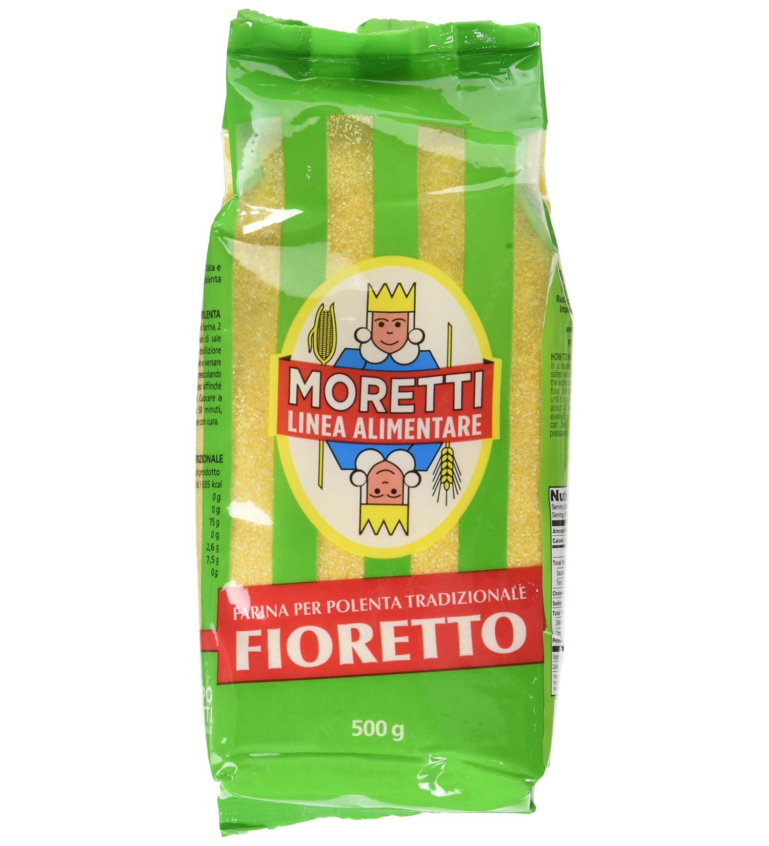 Moretti Fioretto Polenta Fine 1.1 lb - Authentic Italian Cornmeal - Buy Online on GoSupps.com