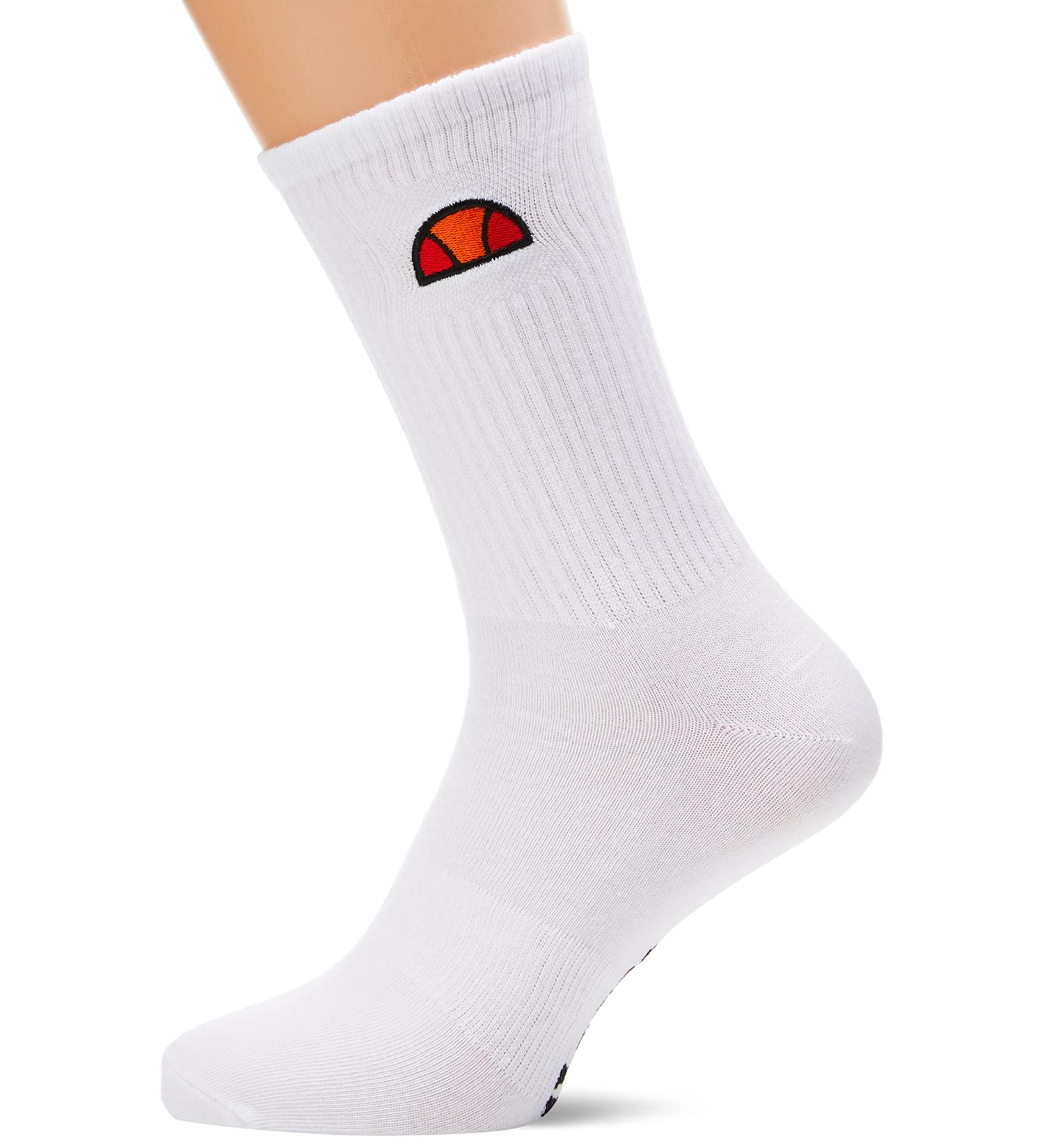 Ellesse Unisex Illan Tennis Sock Socks 12-14 White