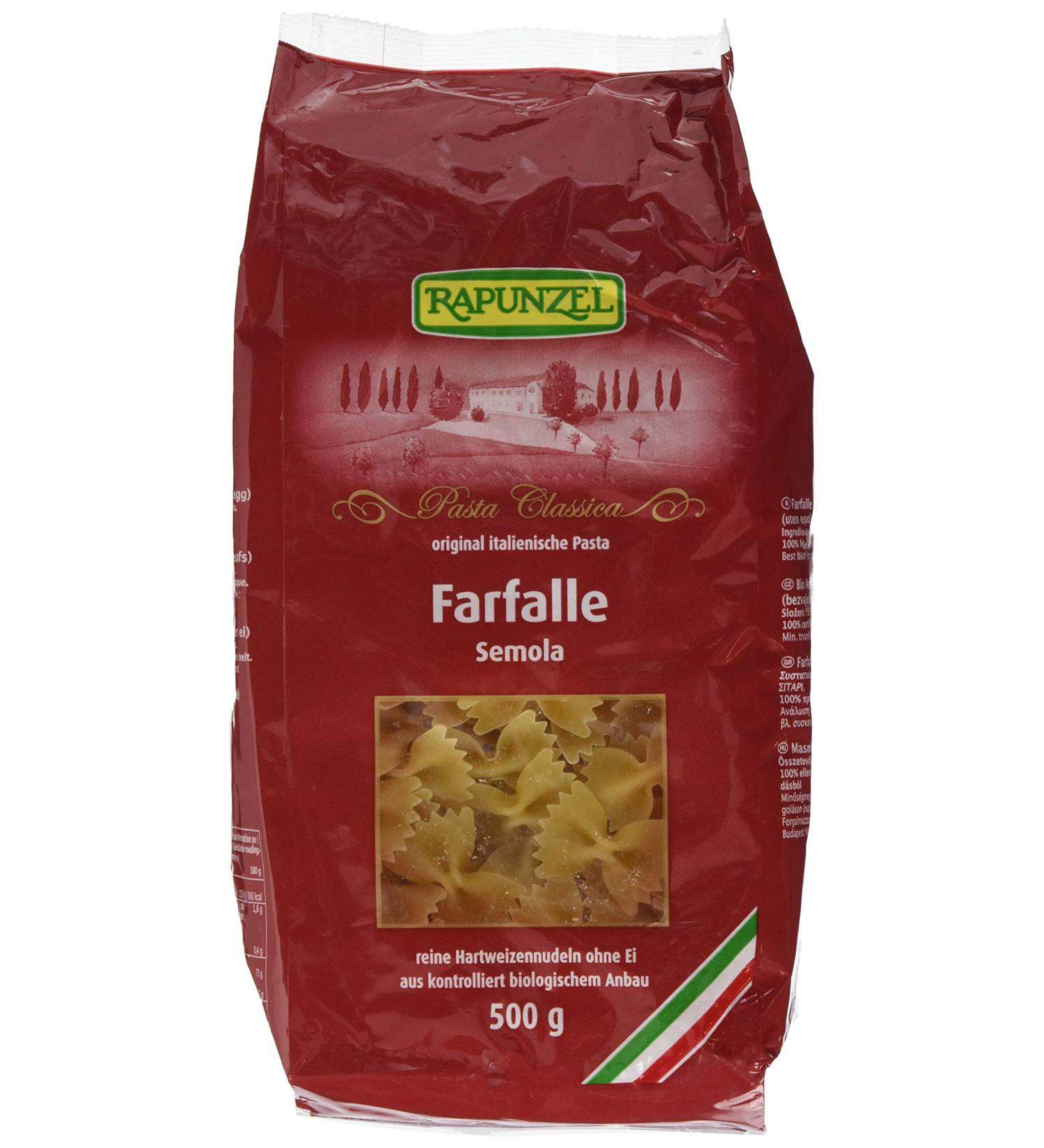  Rapunzel Rapunzel Farfalle Squash Pack of 6 x 500g bottles - Buy Online on GoSupps.com