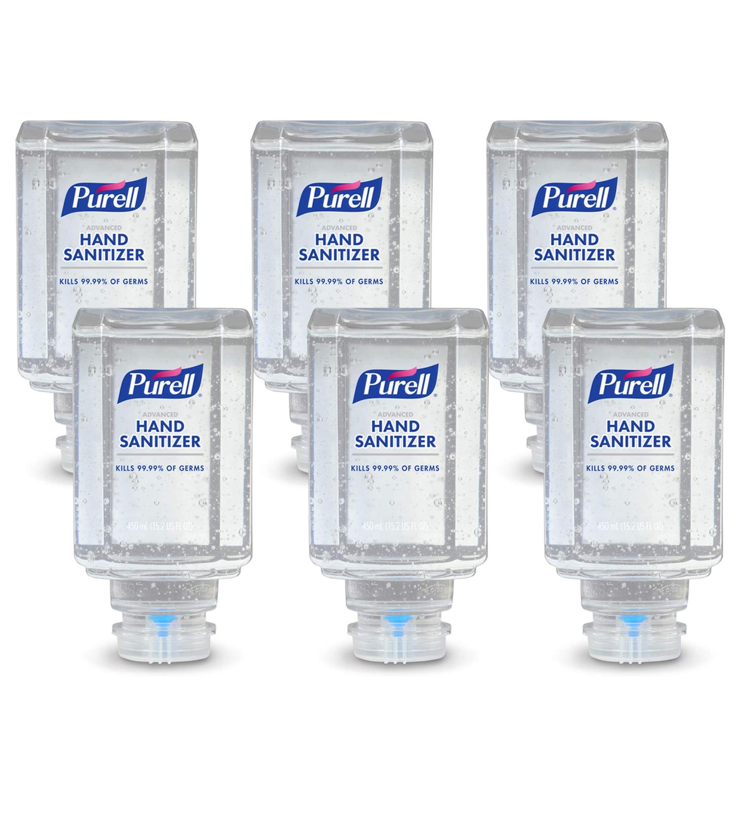 PURELL Advanced Hand Sanitizer Gel 450 mL Refill for ES1 Dispenser (Pack of 6) - Buy Online on GoSupps.com