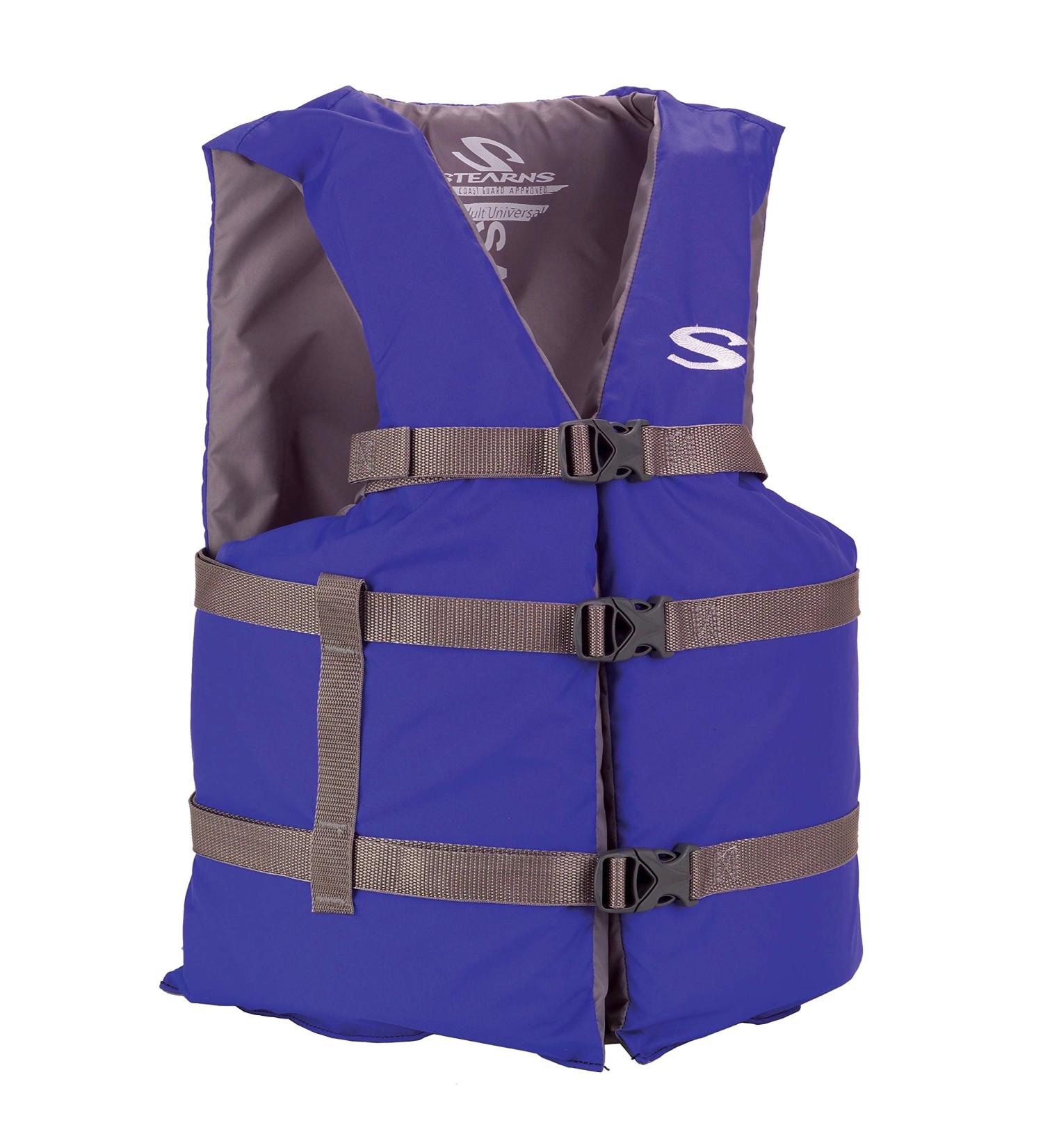 STEARNS Adult Classic Series Universal Life Vest in Blue - Safety and Comfort for Water Activities - Buy Online on GoSupps.com