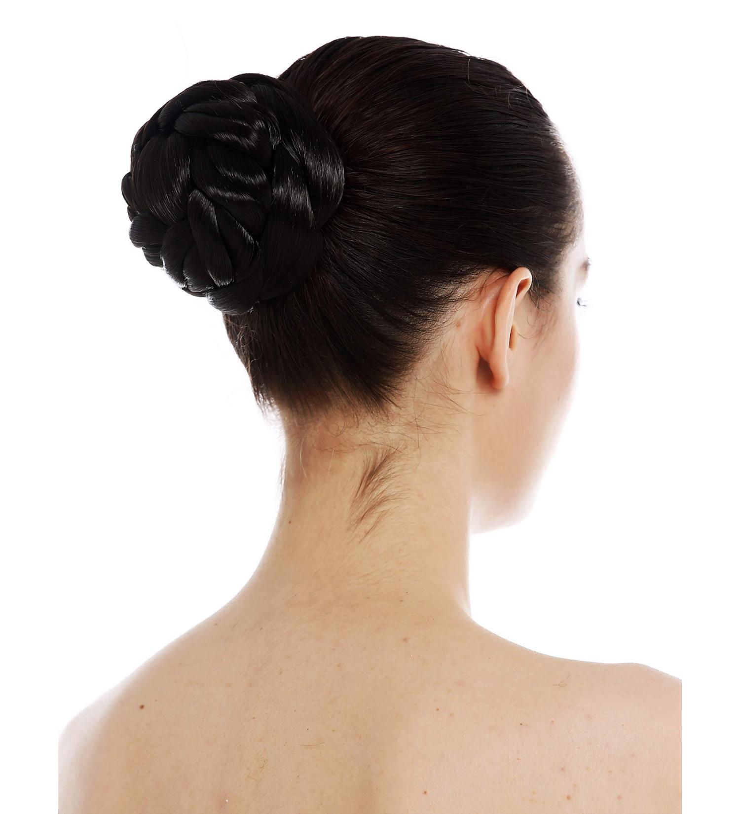 WIG ME UP TYD-0031-4 Dark Brown Braided Hairpiece Bun Chignon | International Shipping Available - Buy Online on GoSupps.com