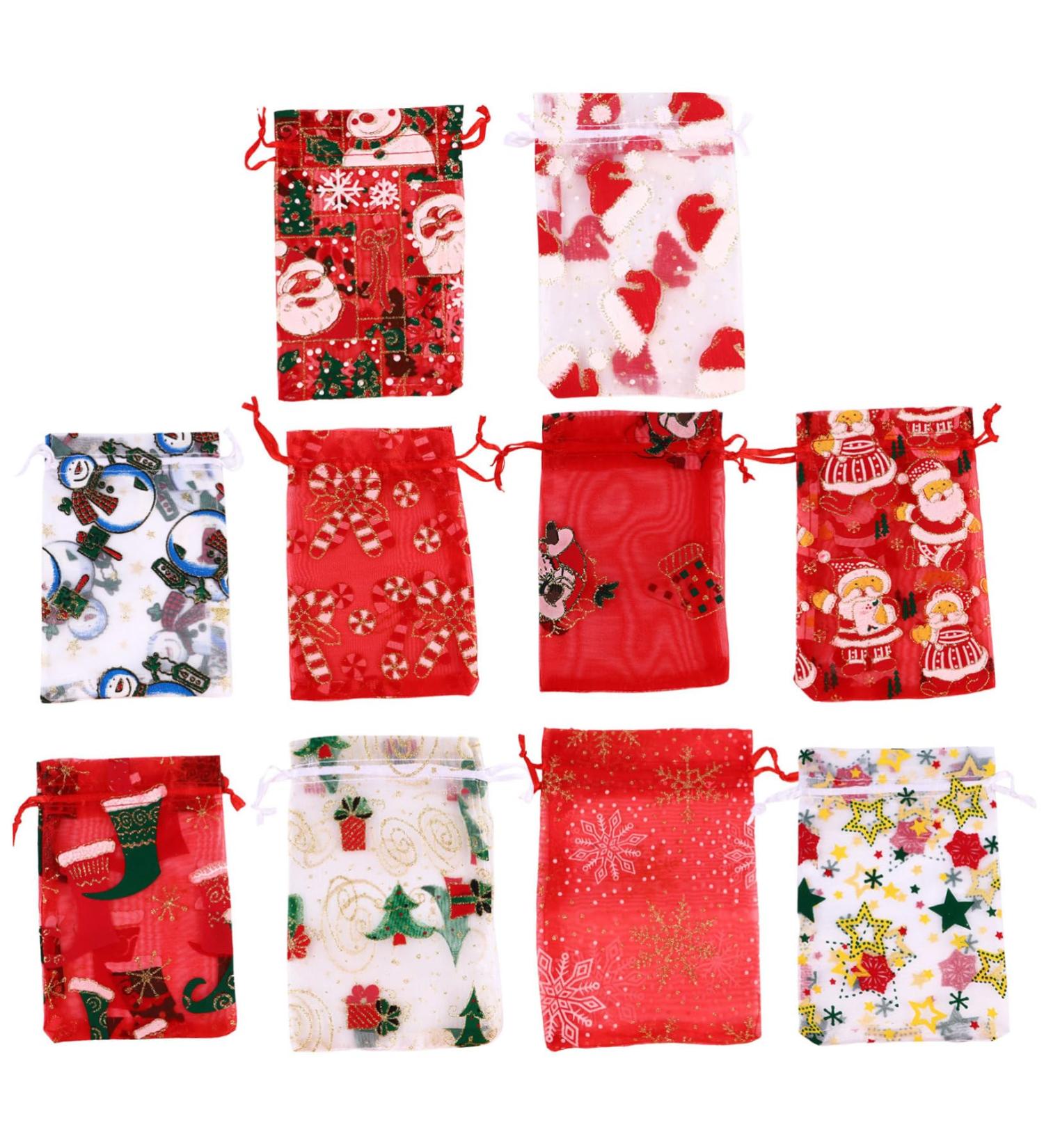 Hoement 36pcs Christmas Cheesy Bag Storage Bags The Storage Pouch Pouch Beam Port Jewelry 10X15CM As Shown - Buy Online on GoSupps.com