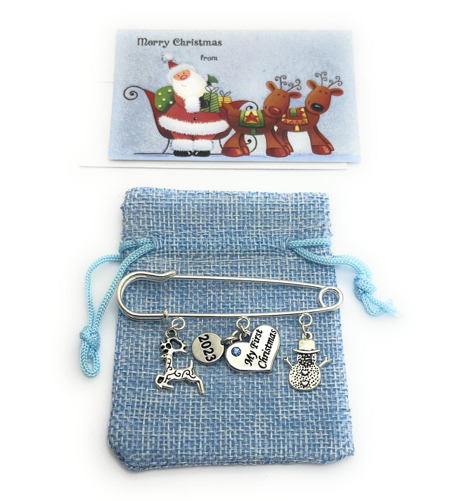Baby Boy My First Christmas 2023 Keepsake Charms | Gift Bag & Card Included - Buy Online on GoSupps.com
