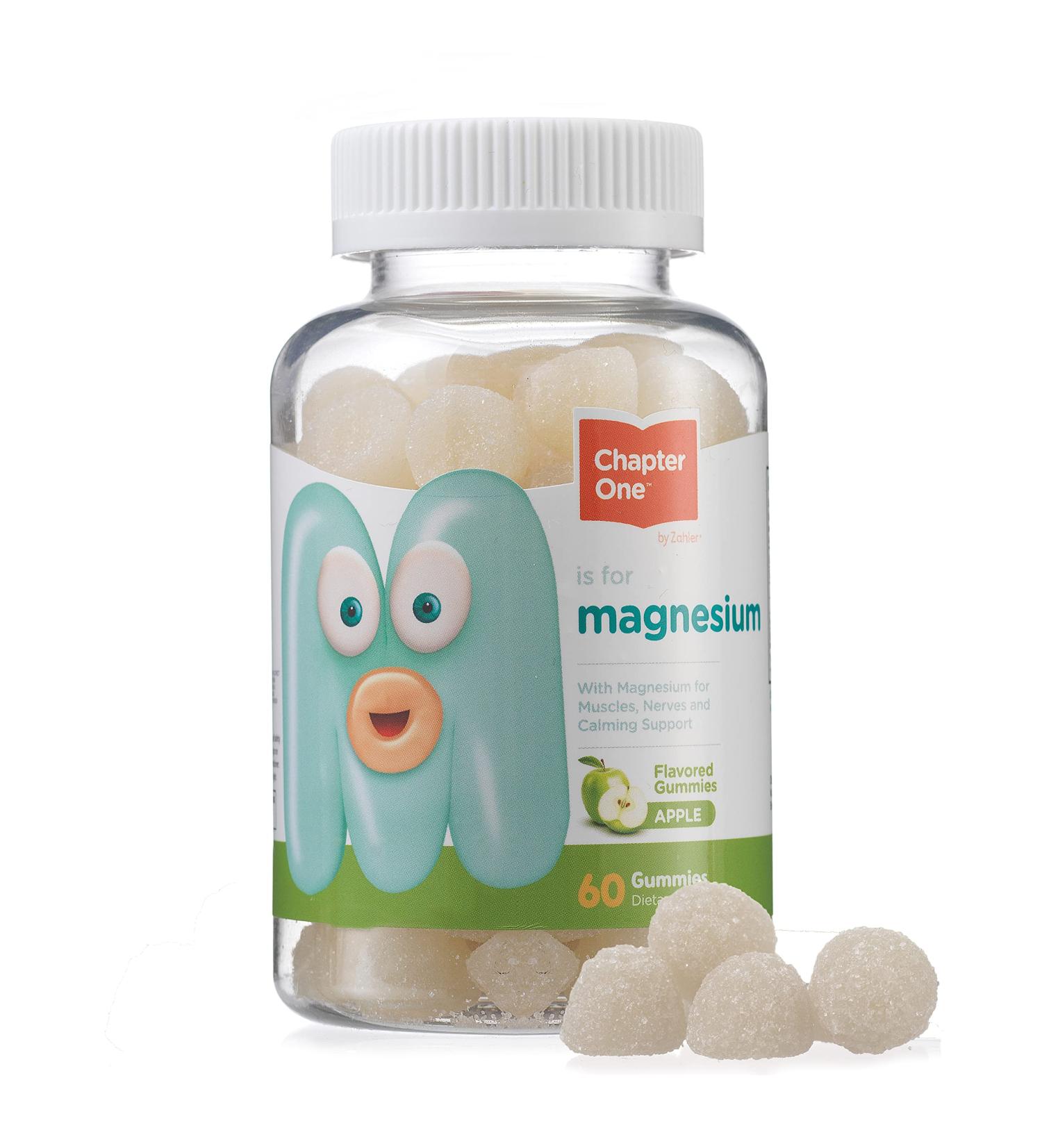 Chapter One M is for Magnesium Apple Gummies - 60 Count | Natural Relaxation & Energy Boost - Buy Online on GoSupps.com