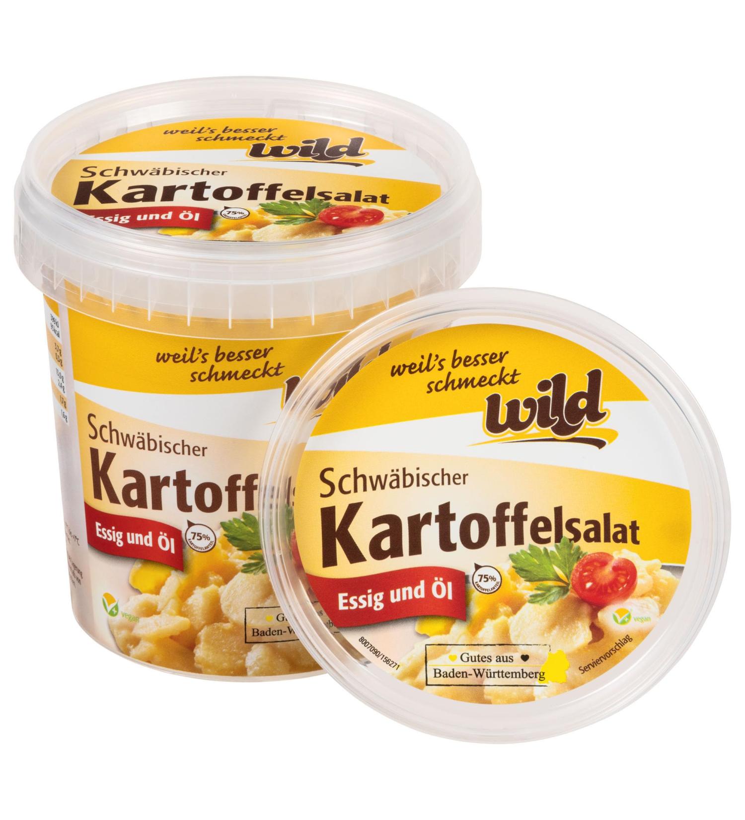 Wild - Swabian potato salad with vinegar and oil 750 g cup