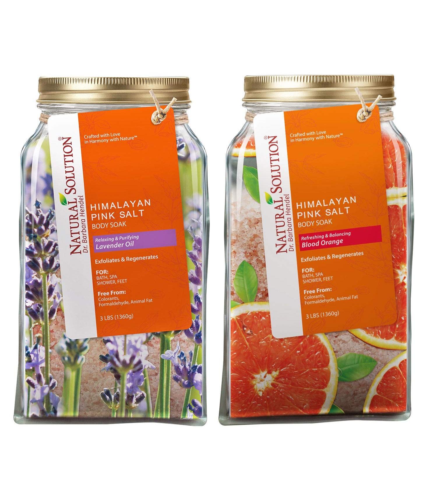 Himalayan Bath Salts Blood Orange & Lavender Essential Oils Body Soak - 6lbs Total (Pack of 2) - Buy Online on GoSupps.com