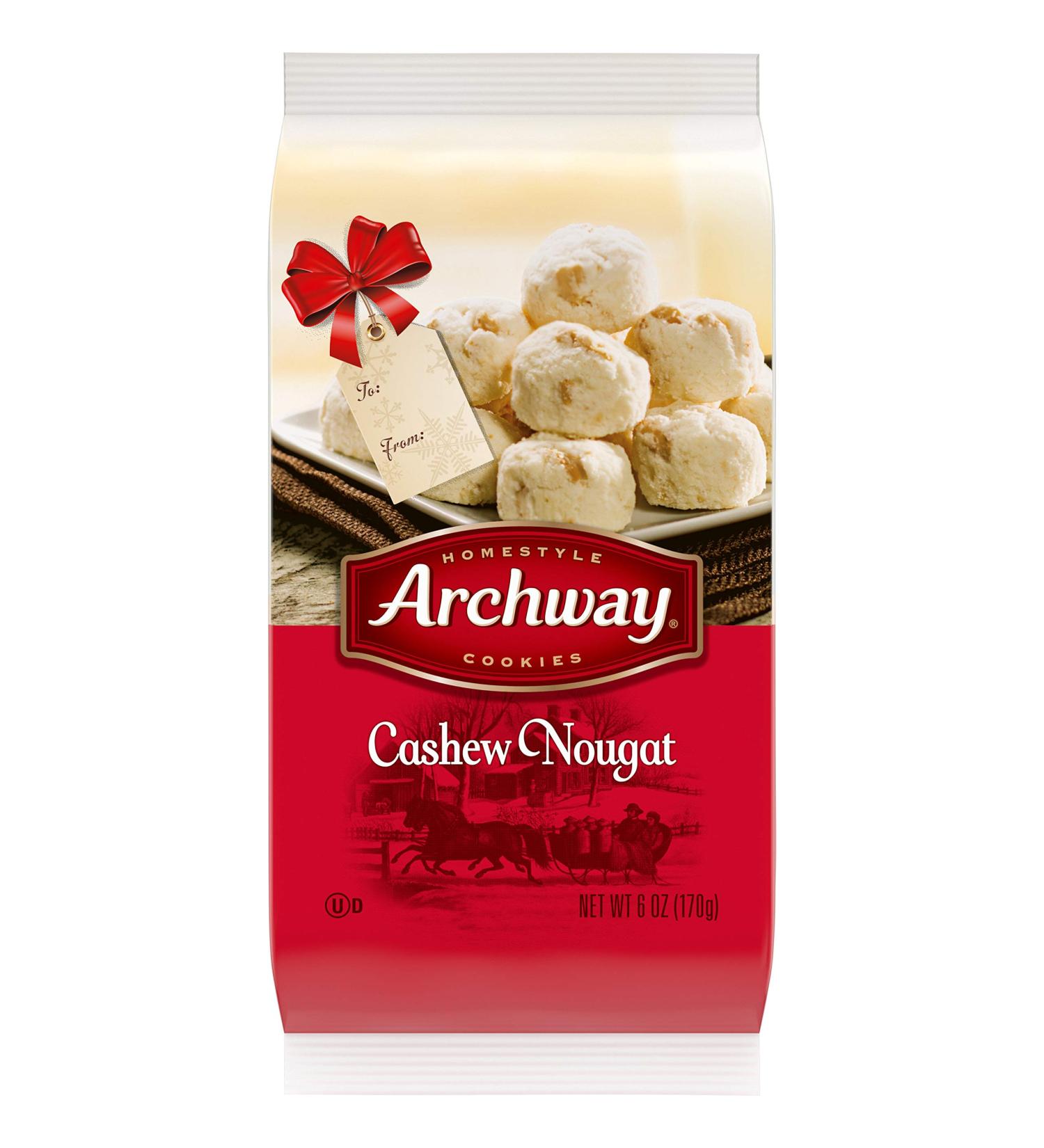 Archway Cashew Nougat Cookies - 6 oz | Delicious Treats for Snacking - Buy Online on GoSupps.com