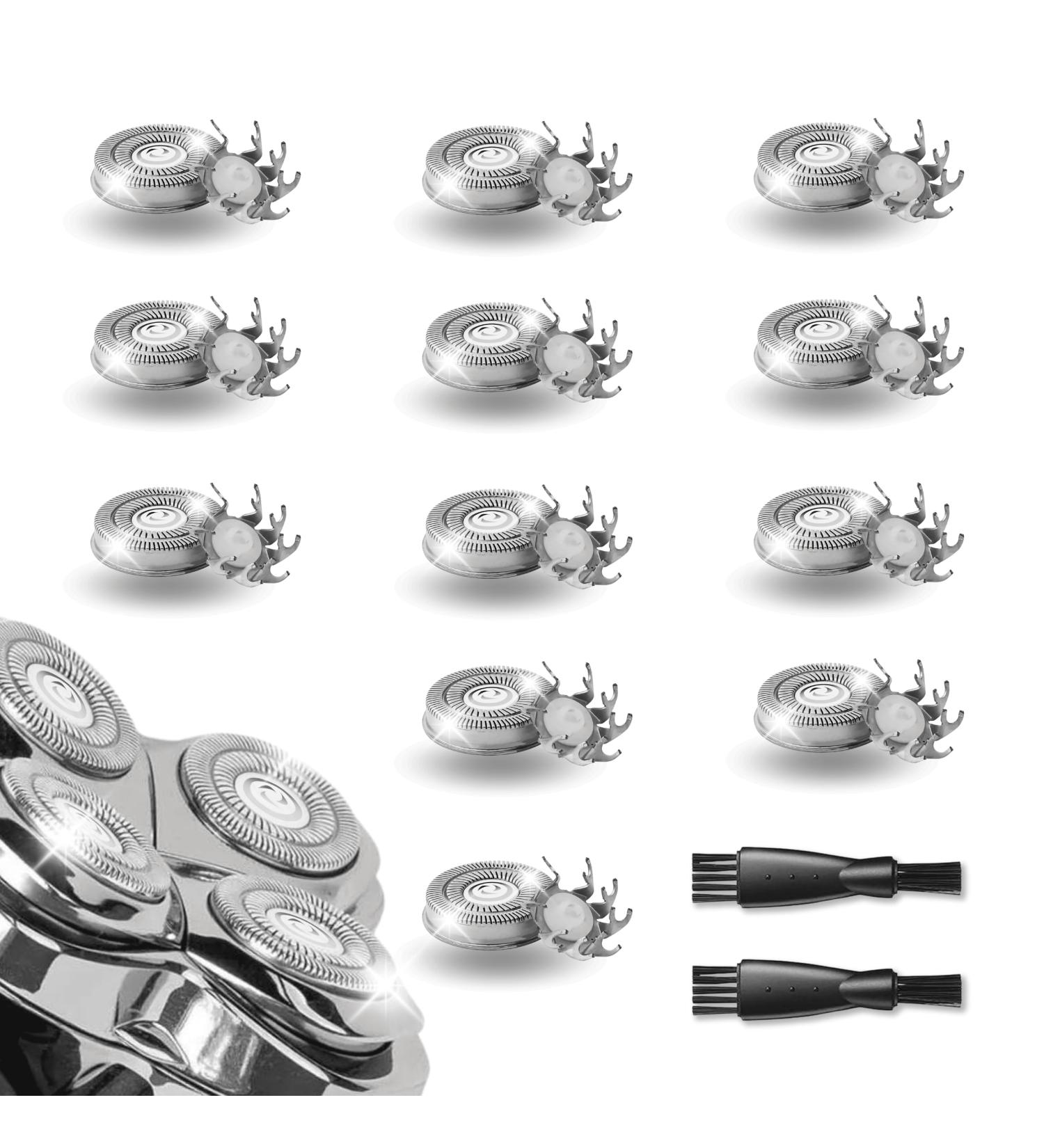 Shaver Replacement Blades for Skull Shaver Pitbull Gold & Silver - 12 Pack Compatible Heads for Pitbull Platinum Pro - Buy Online on GoSupps.com