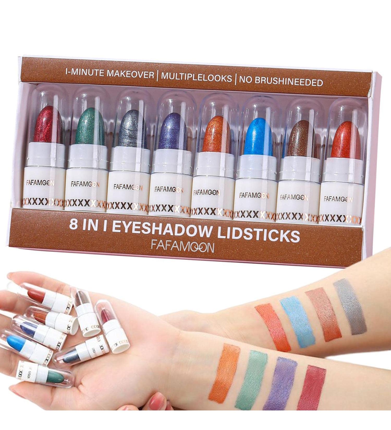 Eyeshadow Pencil Set - Waterproof Pearlescent Eyeshadow Stick Set Cream Eye Shadow Pencil Shimmer Eye Pencil Brightener Highlighter Eyeliner Crayon for Daily Use Tmay - Buy Online on GoSupps.com