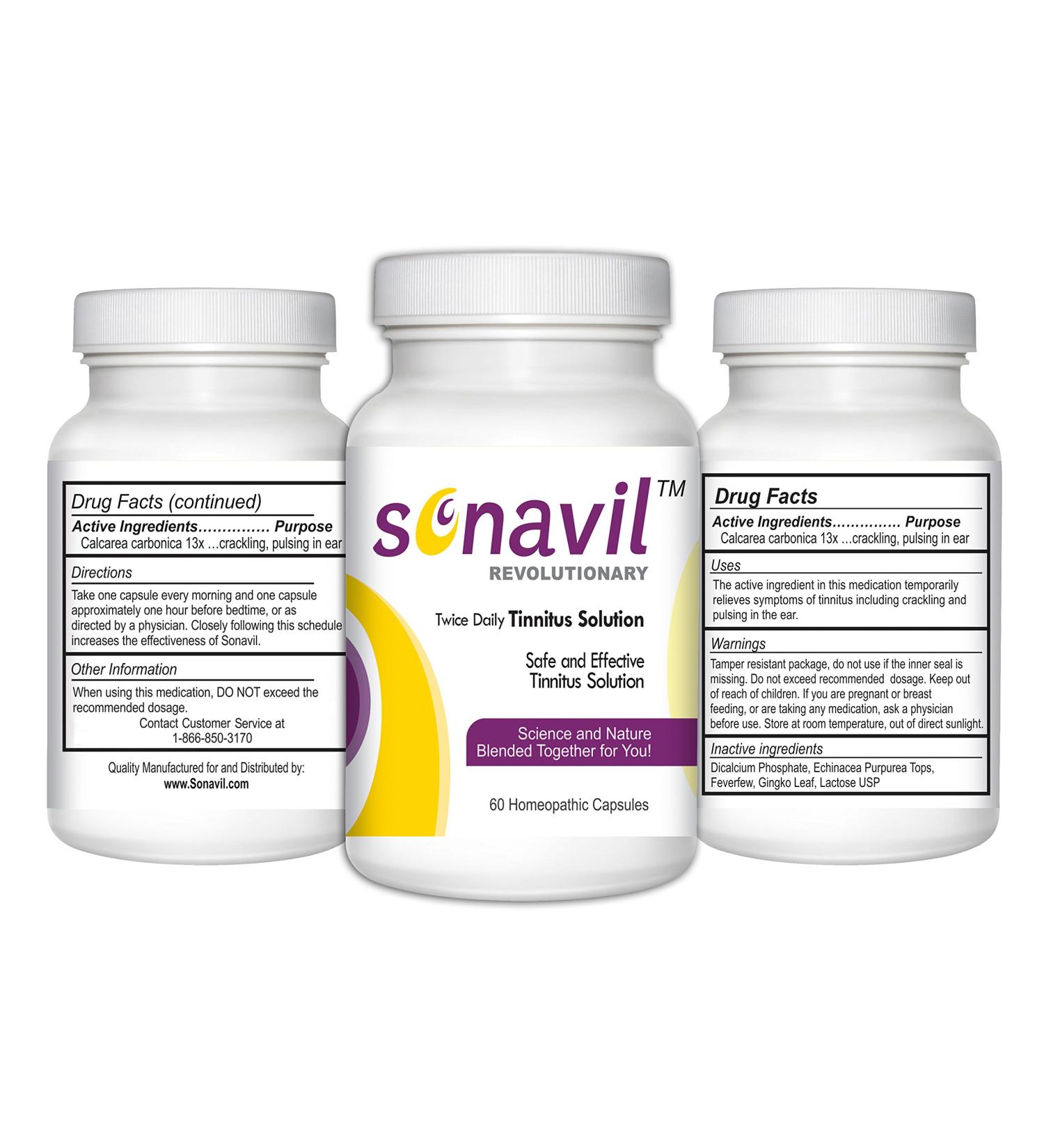 Eliminate Tinnitus with Sonavil - Guaranteed Relief! | Buy Single Bottle - International Shipping Available - Buy Online on GoSupps.com