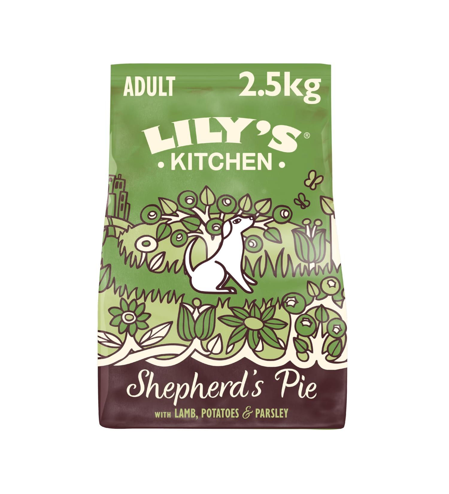 Lily s Kitchen Made with Natural Ingredients Adult Dry Dog Food Shepherd s Pie Balanced Recipe 2.5kg Bag Lamb 2.5 kg (Pack of 1) - Buy Online on GoSupps.com