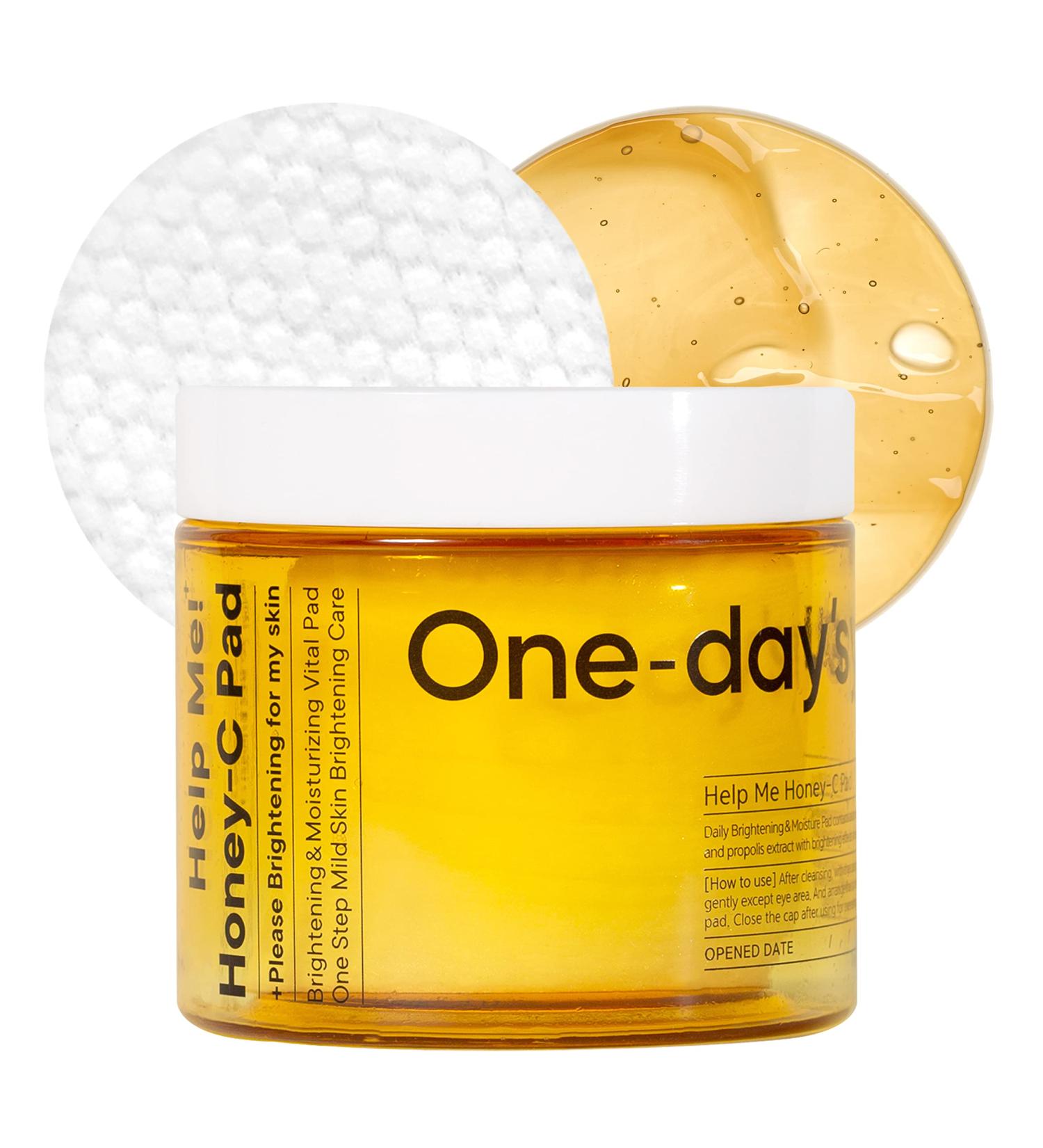 Honey-C Pad One Step Mild Skin Care 60 Pads: Daily Toner for Skin Moisturizing & Brightening - Hypoallergenic Korean Skincare - Buy Online on GoSupps.com