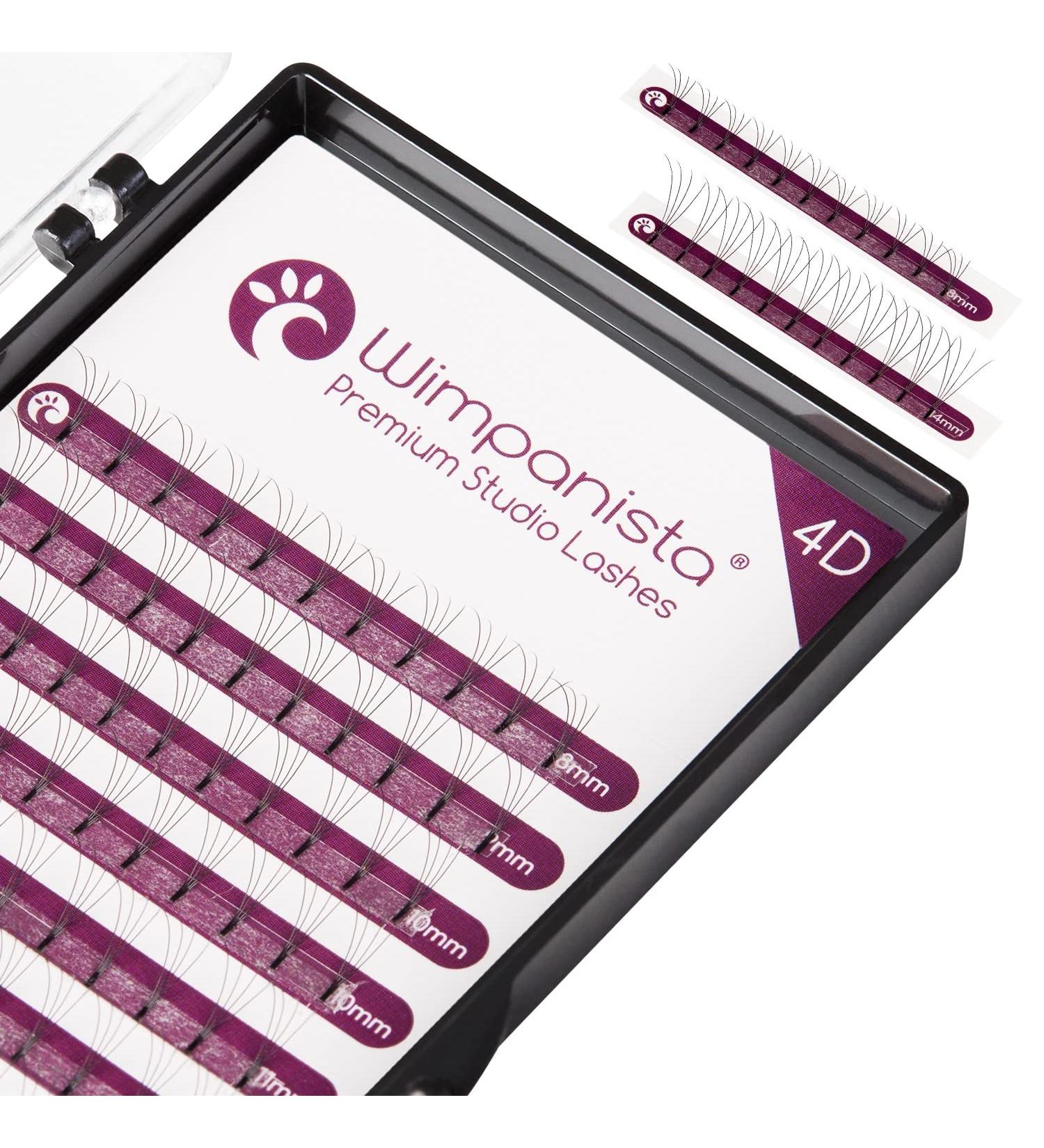 4D Volume Eyelashes D Curl - 0.07mm Thickness Mixed Lengths 8-14mm | Premium Eyelash Extensions for Stunning Volume - Buy Online on GoSupps.com