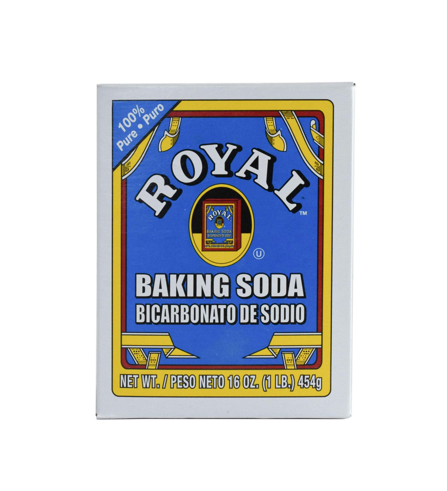 Royal Baking Soda 16oz (Pack of 24) - Bulk Baking Soda for Baking and Cleaning - Buy Online on GoSupps.com