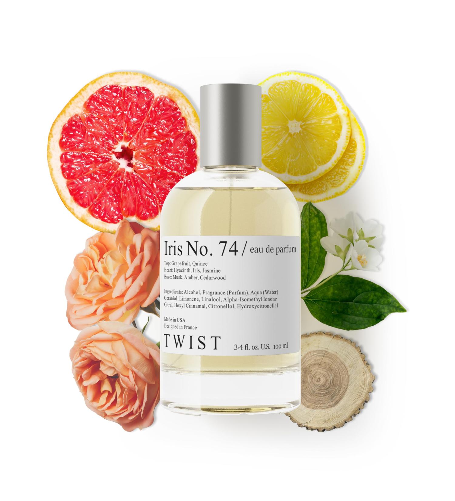 Twist - Iris No. 74 - Eau De Parfum Inspired by Chanel's Chance Eau Tendre Long-Lasting Perfume For Women Paraben Free Vegan Clean Ingredients Fragrance - Spray 100 ml | 3.4 fl. oz. Iris No. 74 - Inspired by Chance Eau Tendre 3.4 Fl Oz (Pack of 1) - Buy Online on GoSupps.com