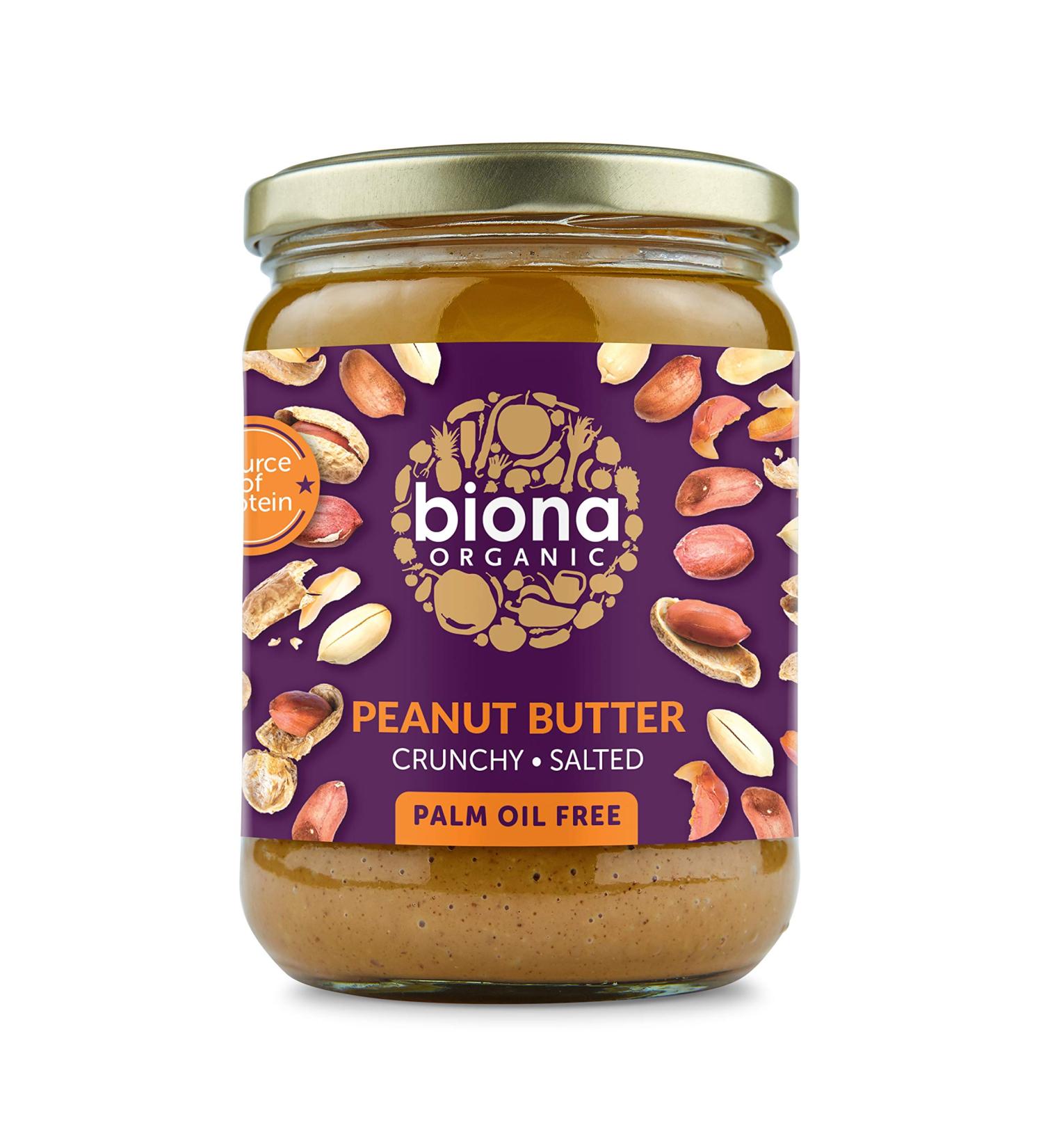 Biona Organic Crunchy Peanut Butter 500g