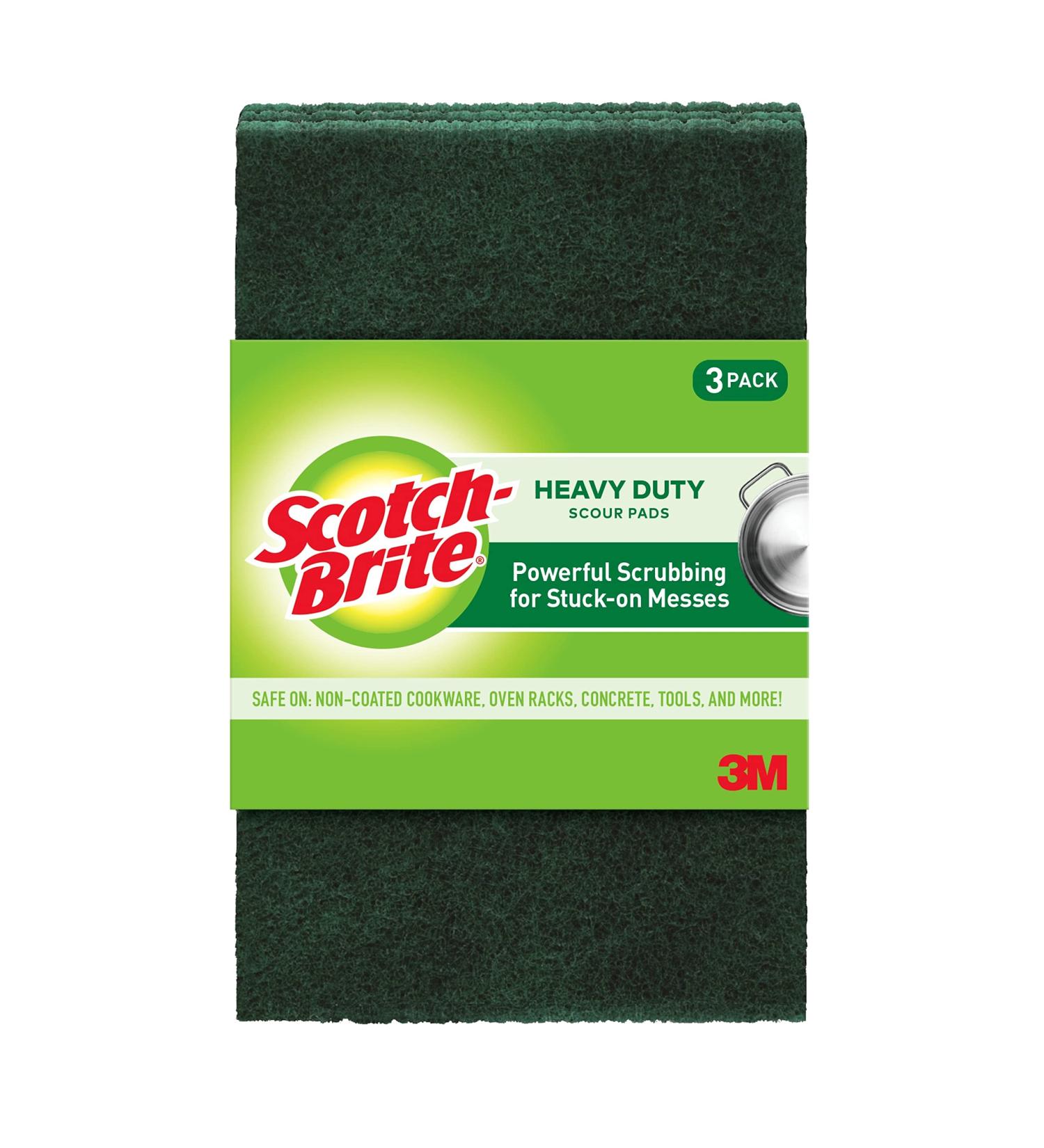 Buy Scotch-Brite Heavy Duty Scour Pads - Perfect for Kitchen Garage & Outdoors - 3-Pack - Buy Online on GoSupps.com