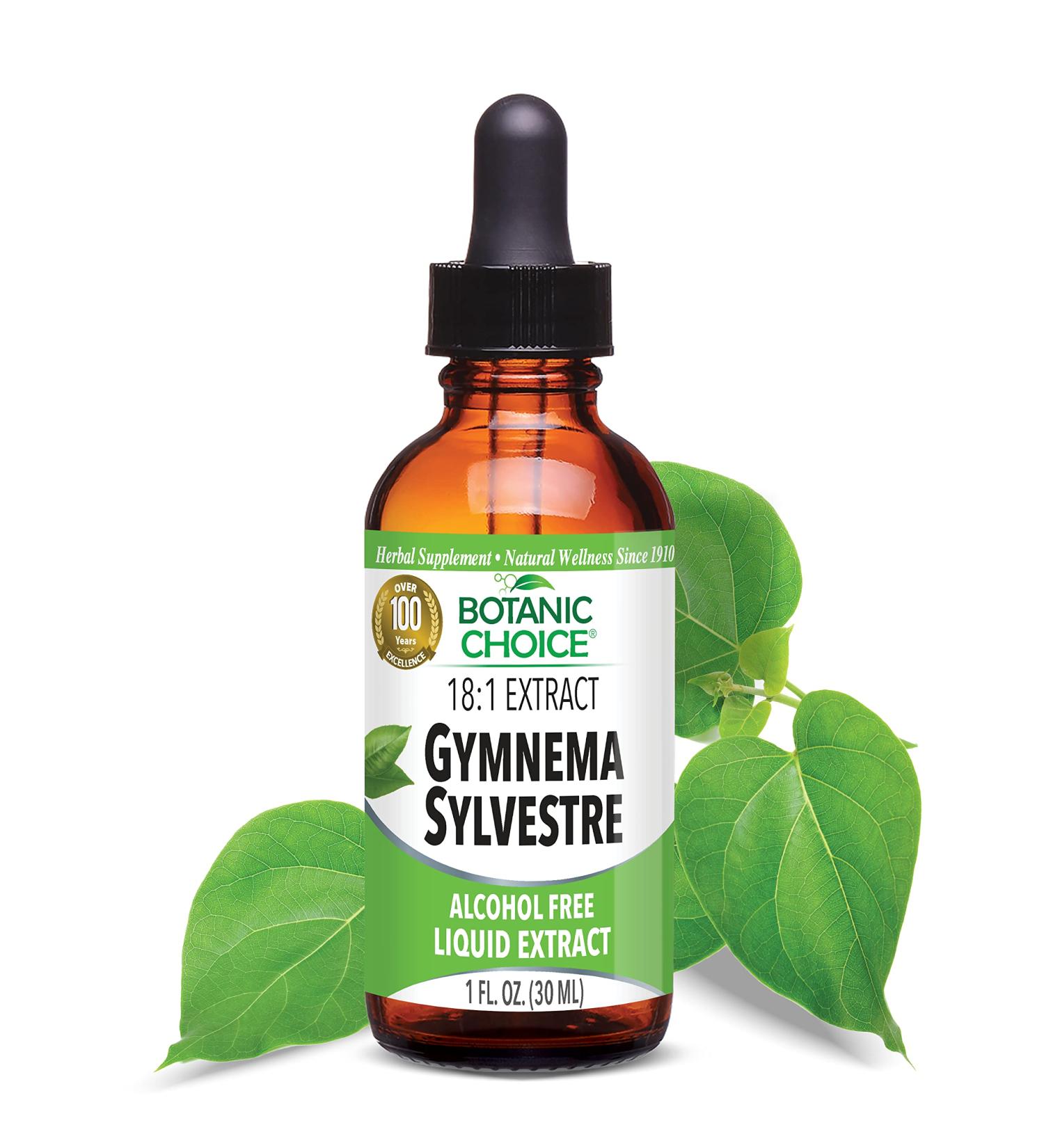 Botanic Choice Gymnema Sylvestre Liquid Extract - Natural Glucose Metabolism Support - Ayurvedic Herb - 1 oz - Buy Online on GoSupps.com