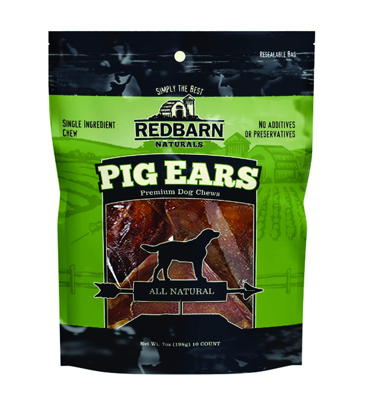 Redbarn - Natural Pig Ears Pet Treats Dog Supplies (1-Pack of 10) - Buy Online on GoSupps.com