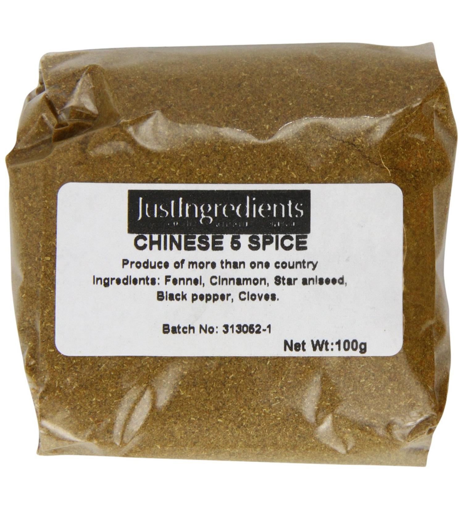 JustIngredients Essentials Chinese 5 Spice Blend 100 g - Buy Online on GoSupps.com