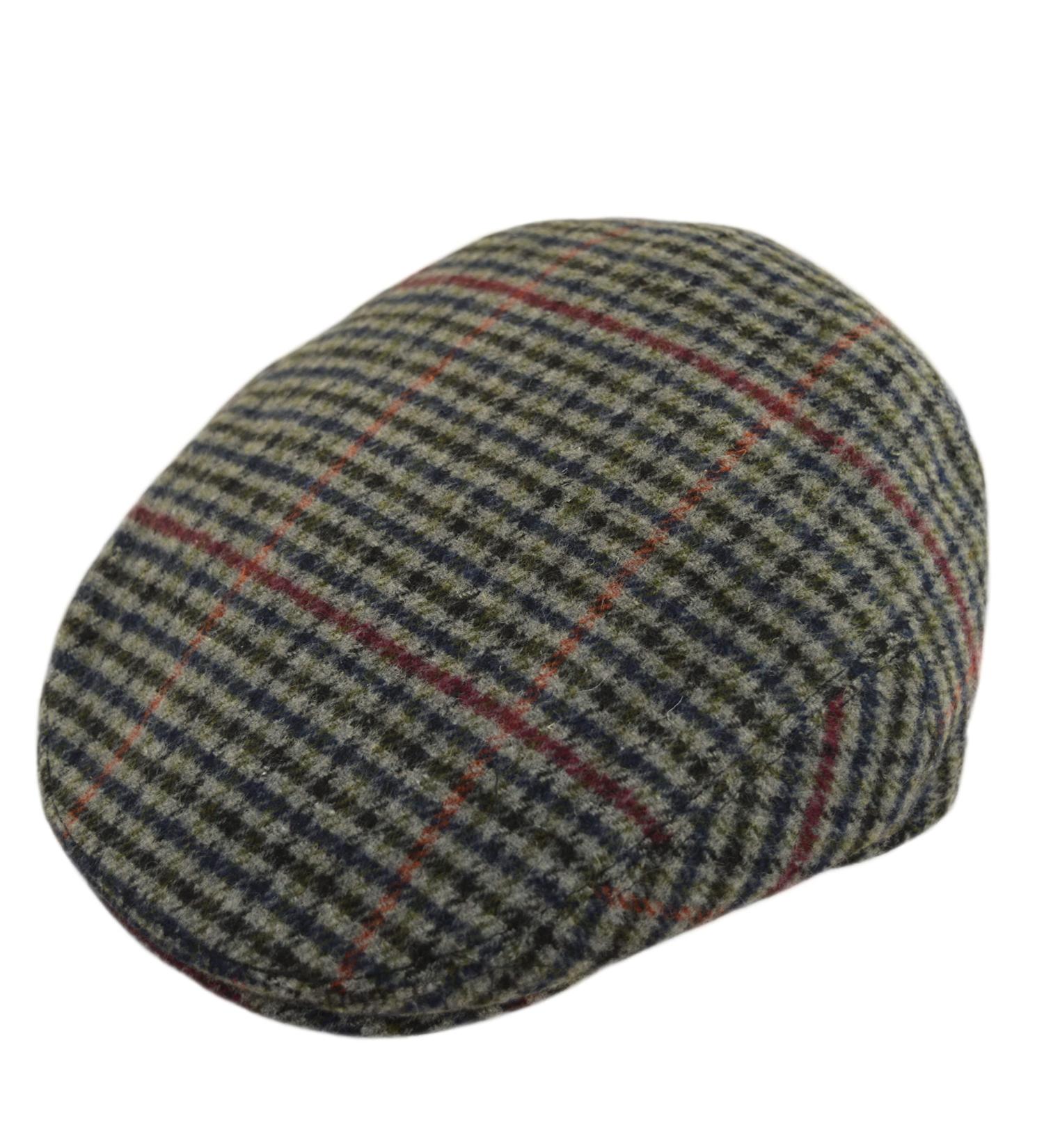 Faith & Sarah Kids Flat Cap - Grey Tweed - 2-4 Years - Tweed Herringbone or Tartan Peak Hat - Buy Online on GoSupps.com