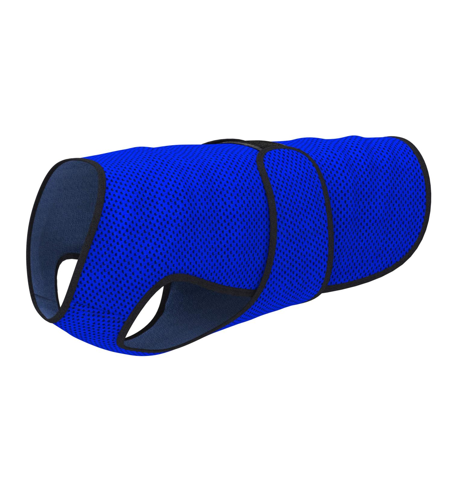 DOGZSTUFF Dog Cooling Vest - Evaporative Cool Technology, UV Protection, Lightweight Jacket for Large Dogs - Dark Blue (Size L) - Buy Online on GoSupps.com