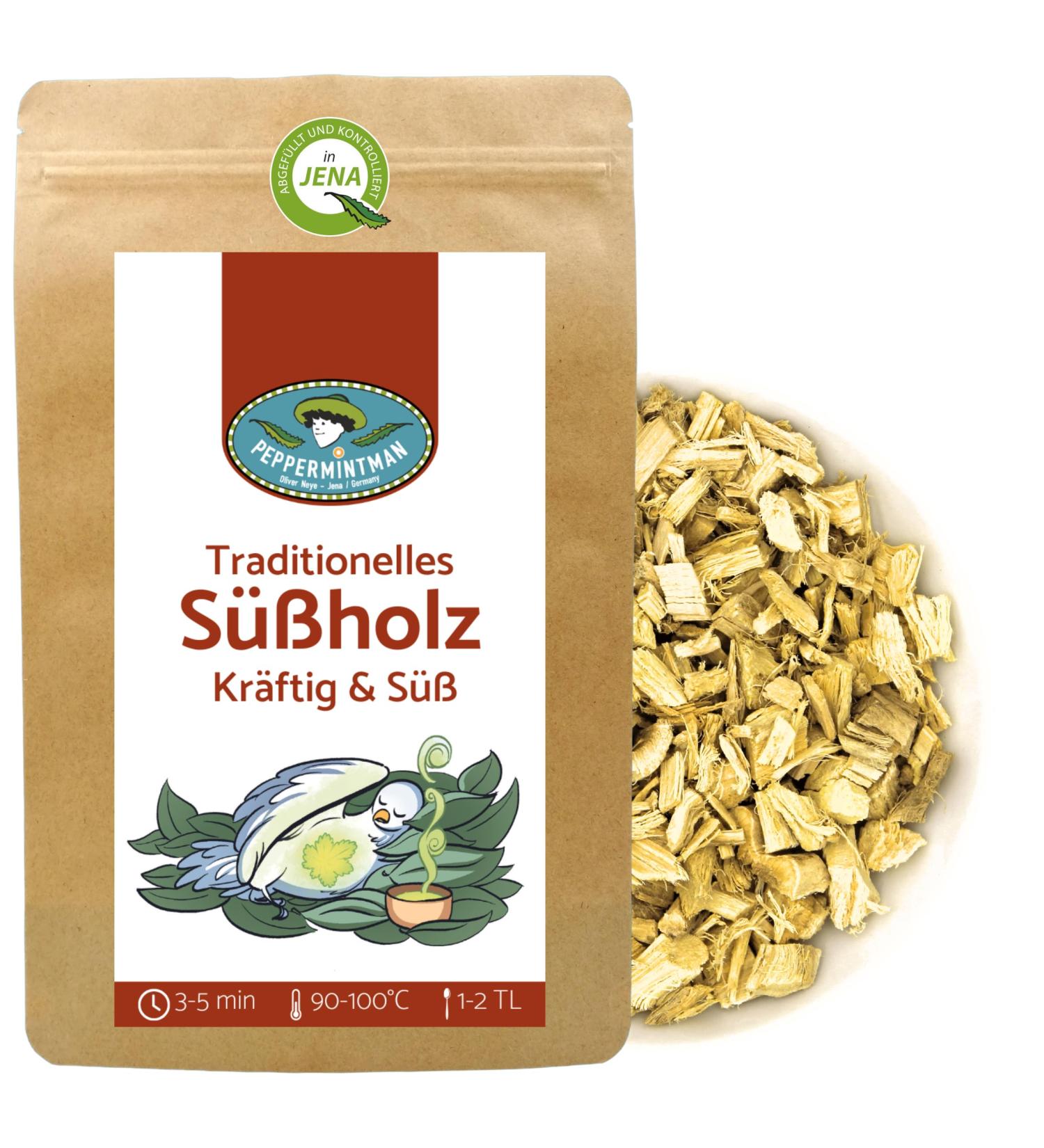  PEPPERMINTMAN Sweetwood Tea peeled and cut 60g 150g 300g 500g PEPPERMINTMAN Sweetwood Root Tea (500g) - Buy Online on GoSupps.com
