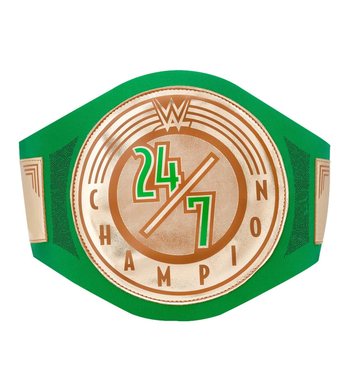 WWE 24/7 Championship Toy Title Belt - Authentic Gold Replica - Buy Online on GoSupps.com