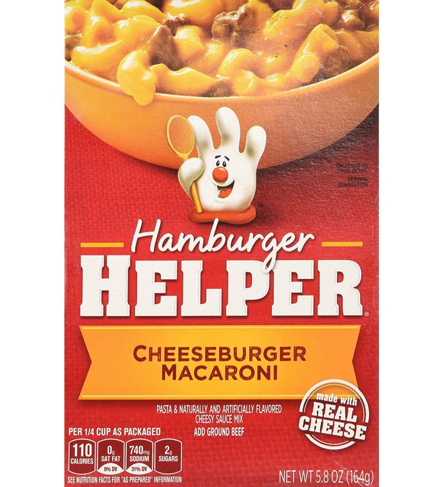 Hamburger Helper Cheeseburger Macaroni 164-Gram