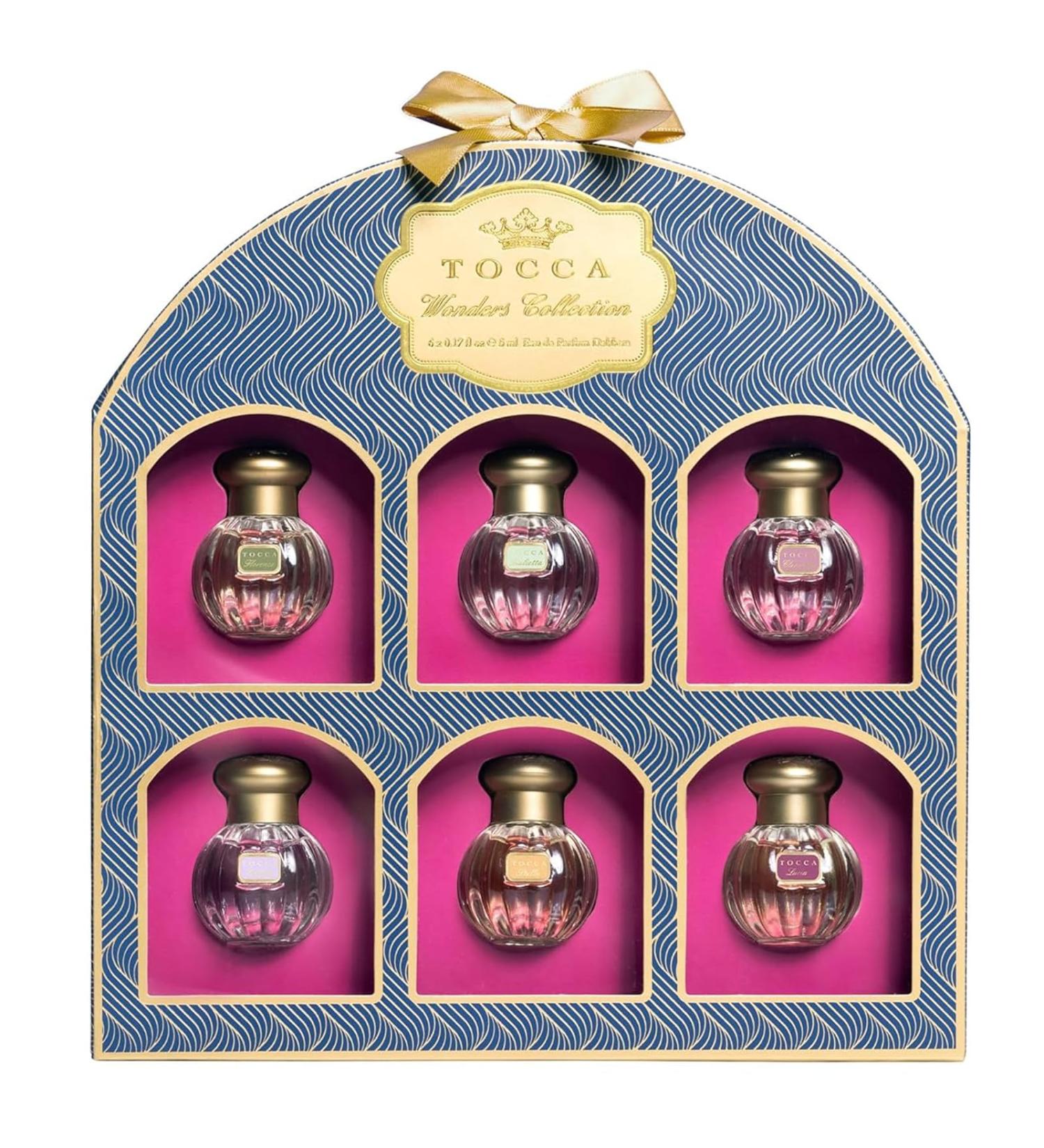 Tocca Wonders Mini Women's Perfume Deluxe Set of 6 - Includes Florence Cleopatra Stella Giulietta Colette and Lucia 0.17 Fl Oz (5ml) Each - Buy Online on GoSupps.com