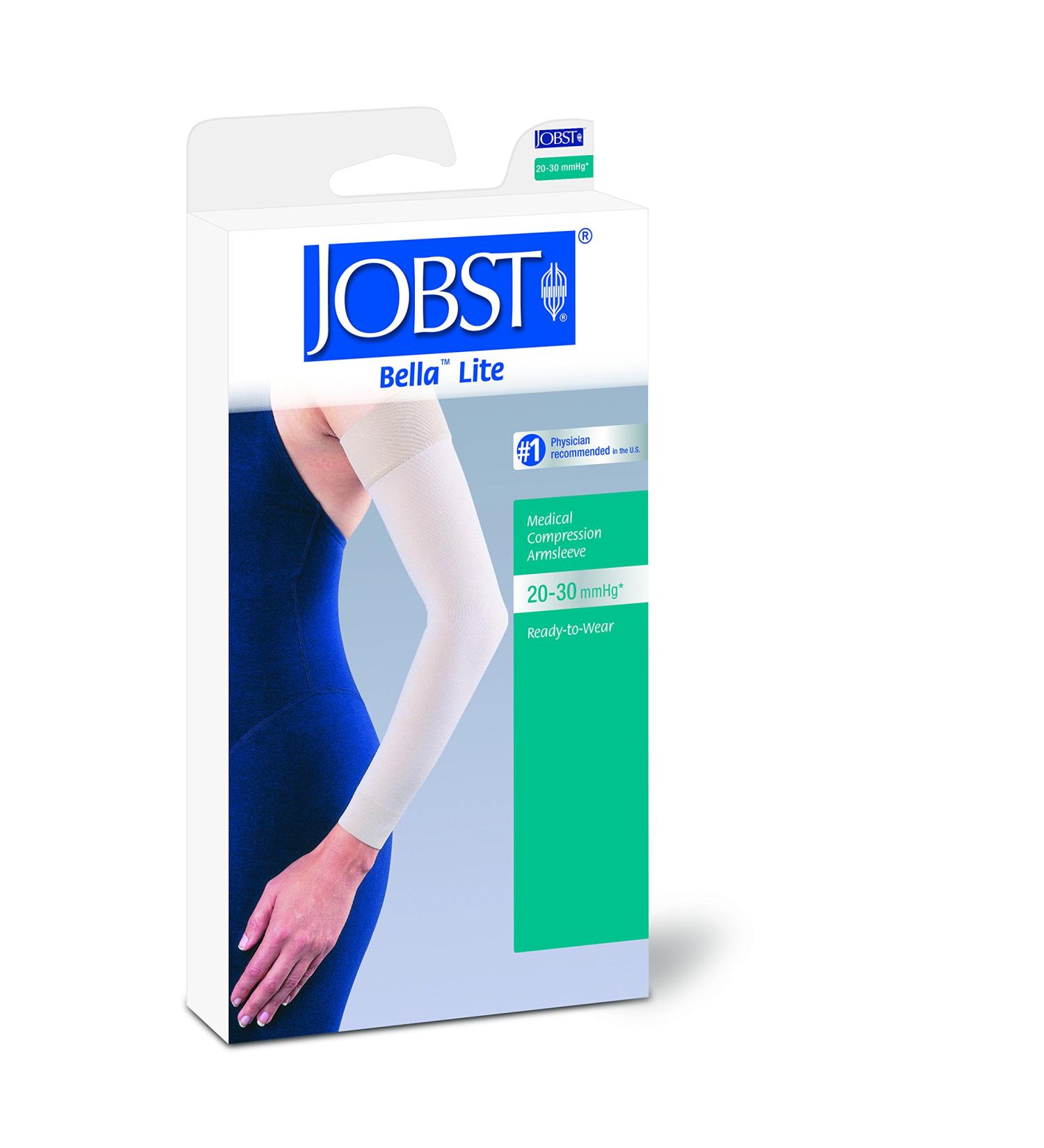 JOBST Bella Lite Compression Armsleeve & Gauntlet - 20-30 mmHg Beige Large Regular | International Shipping Available - Buy Online on GoSupps.com