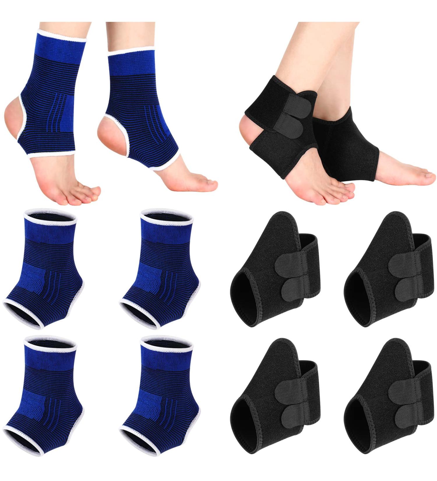 Kids Ankle Brace Bundle - 4 Pairs for Sports Protection and Ankle Support - Buy Online on GoSupps.com