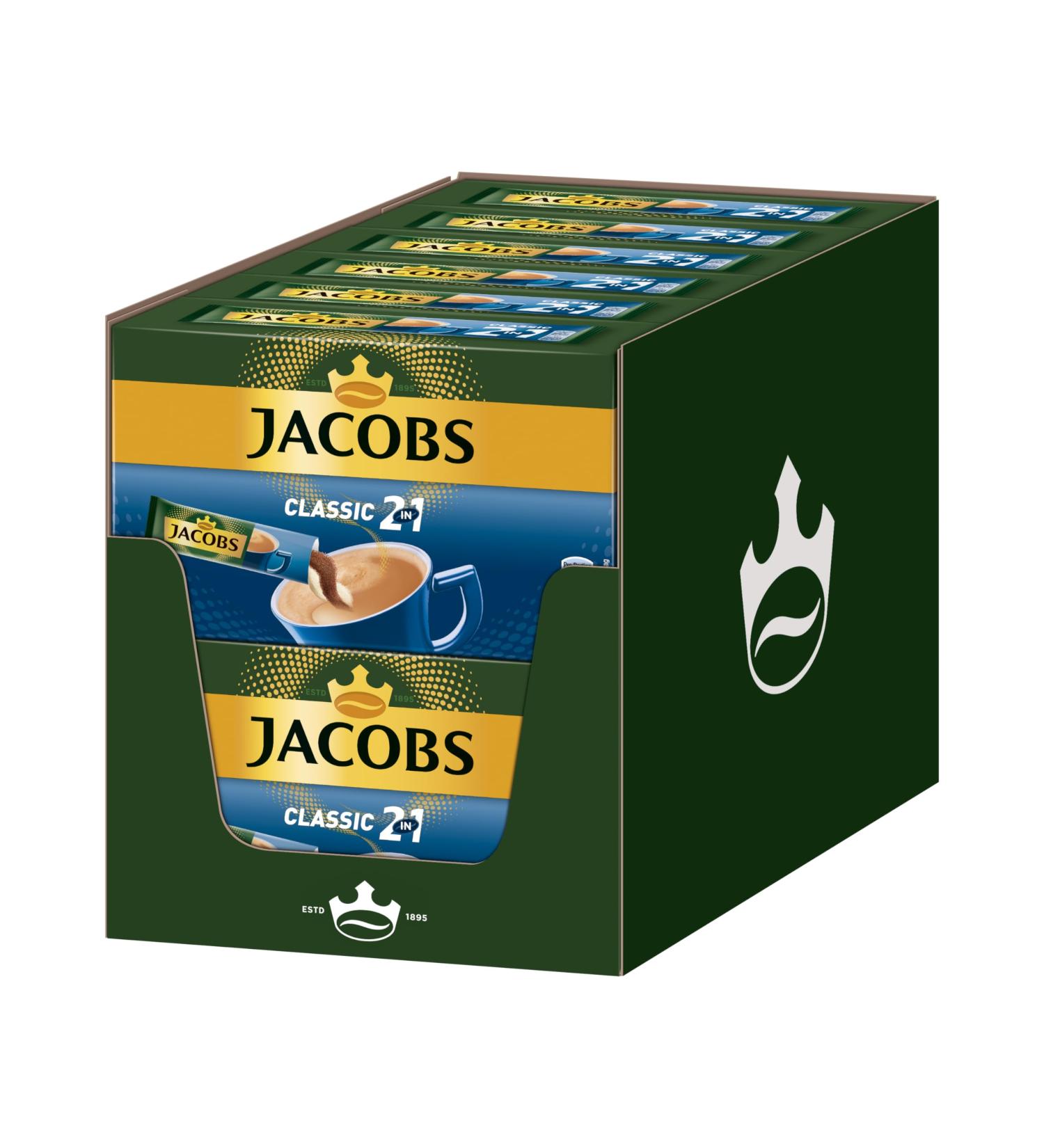 Buy Jacobs Coffee Specialties 2 in 1 - 120 Sticks of Instant Coffee | Classic Flavor - International Shipping Available - Buy Online on GoSupps.com