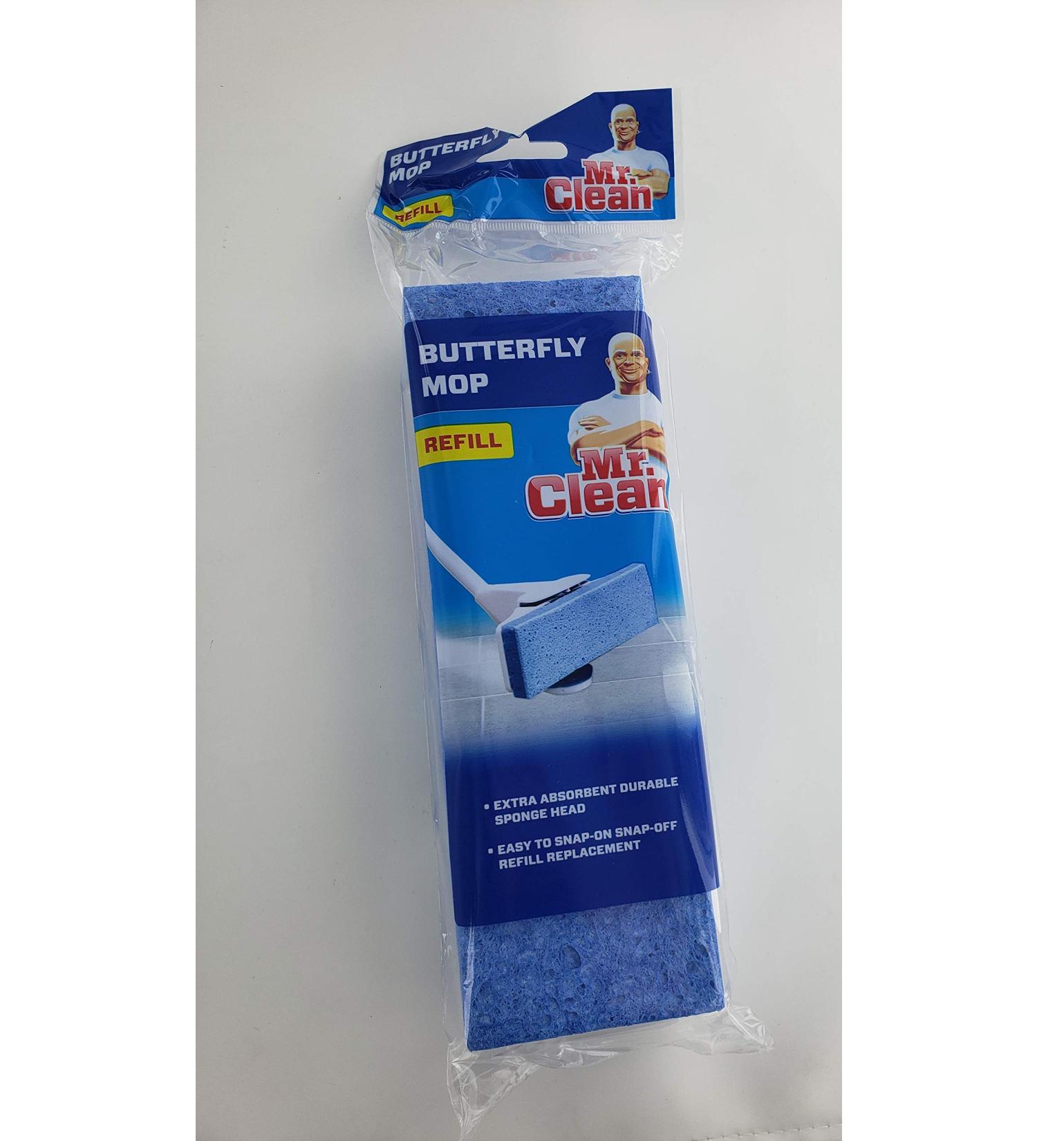 Mr. Clean 446855 Butterfly Mop Refill, fits Mr. Clean 446854 Mop
