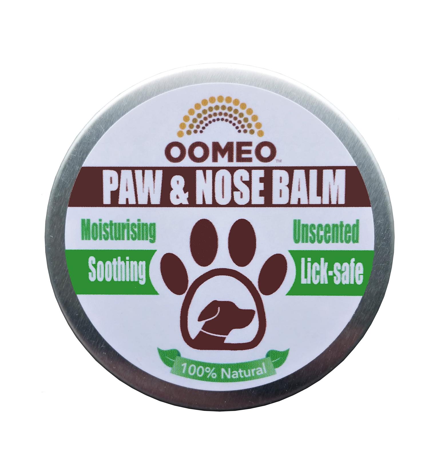 OOMEO Paw & Nose Balm for dogs Vegan with Hemp and Oatmeal 100% Natural 30ml - Buy Online on GoSupps.com