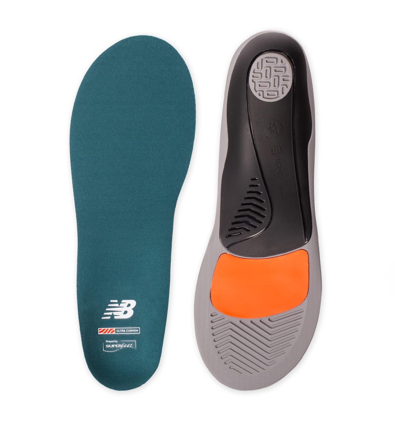 New Balance Casual Ultra Cushion Insoles - Premium Multi-Layer Arch Support - Unisex - Size 9.5-11 Men / 10.5-12 Women - Buy Online on GoSupps.com