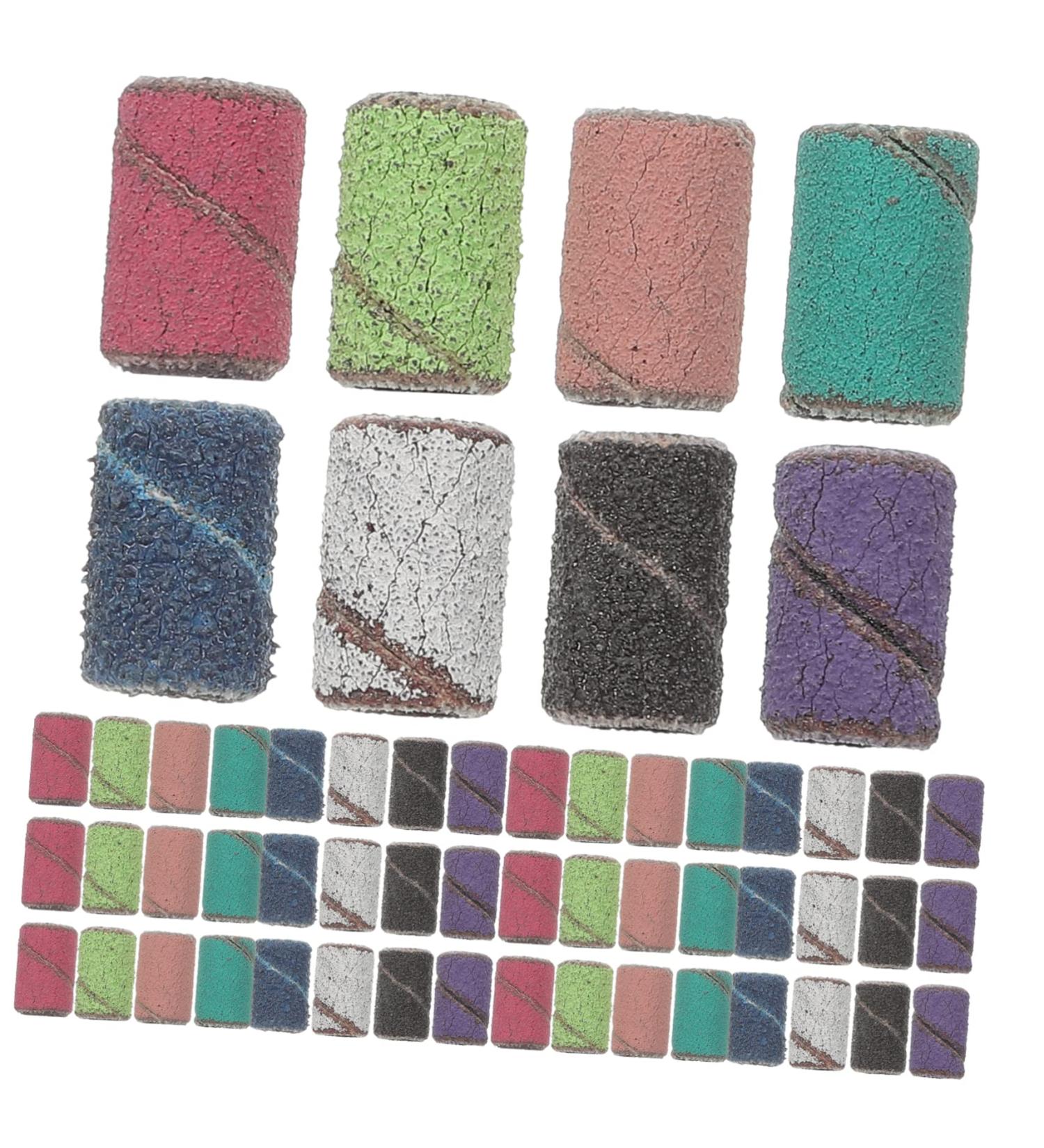 minkissy 1 Box Nail Polish Drill Nail Grinding Bits Sanding Ring Bands Nail File Sanding Bands Sanding Rings Nail Grinding Bands Mandrel Bit for Nails Sand Circle Frosted Grinding Wheel - Buy Online on GoSupps.com