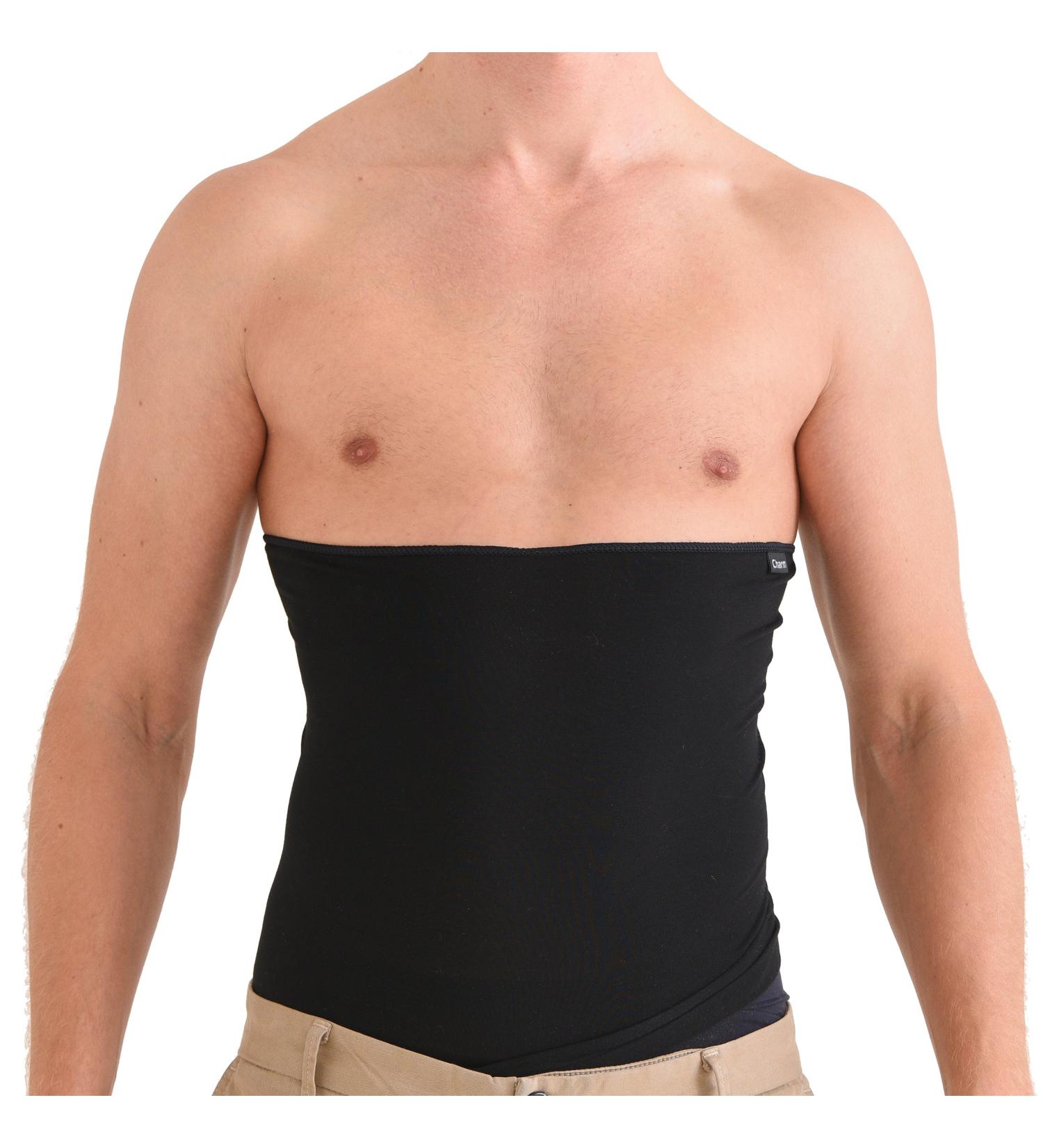 CHARM Thermal Belly Band Haramaki - Stomach Warmer for Men & Women | Elastic Core Maternal Belt for Period Pain & Kidney Support - Black - Buy Online on GoSupps.com