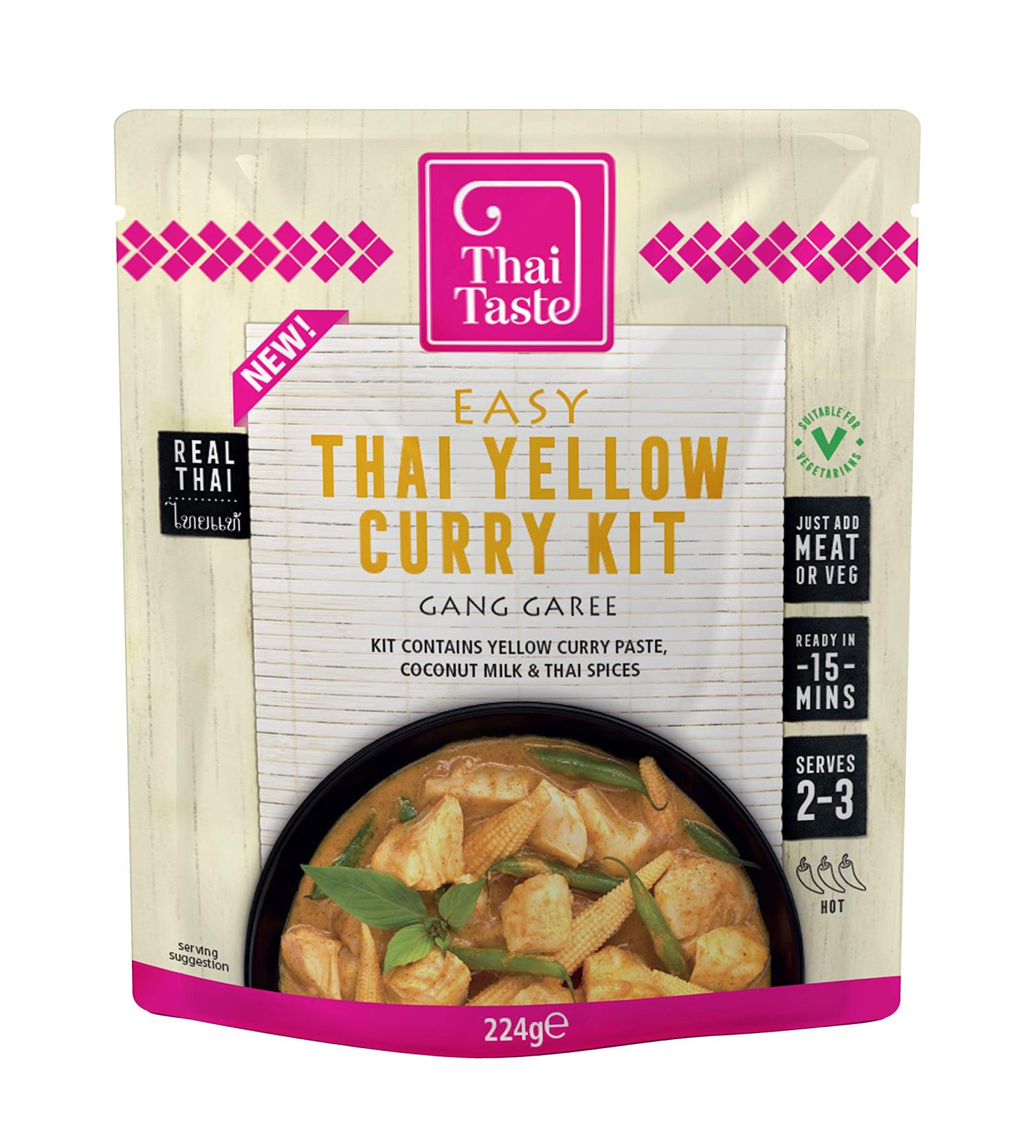 Thai Taste Yellow curry meal set 224 g Pack of 6