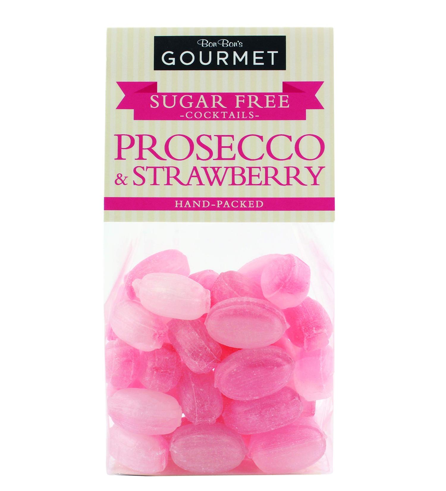 Bon Bons - Sugar Free Prosecco and Strawberry 160 g Sugar Free Prosecco and Strawberry 160g