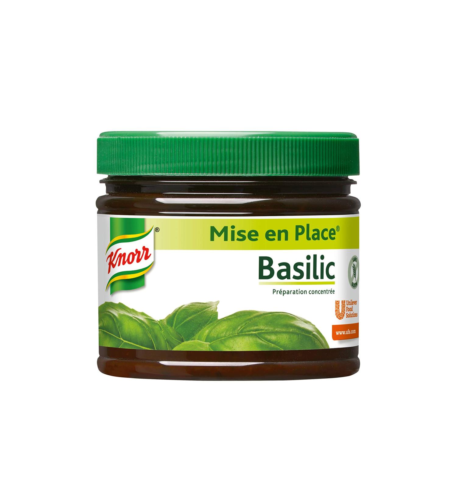 Knorr Basil Placement No Dyes or Preservatives Vegan 340 g - Buy Online on GoSupps.com