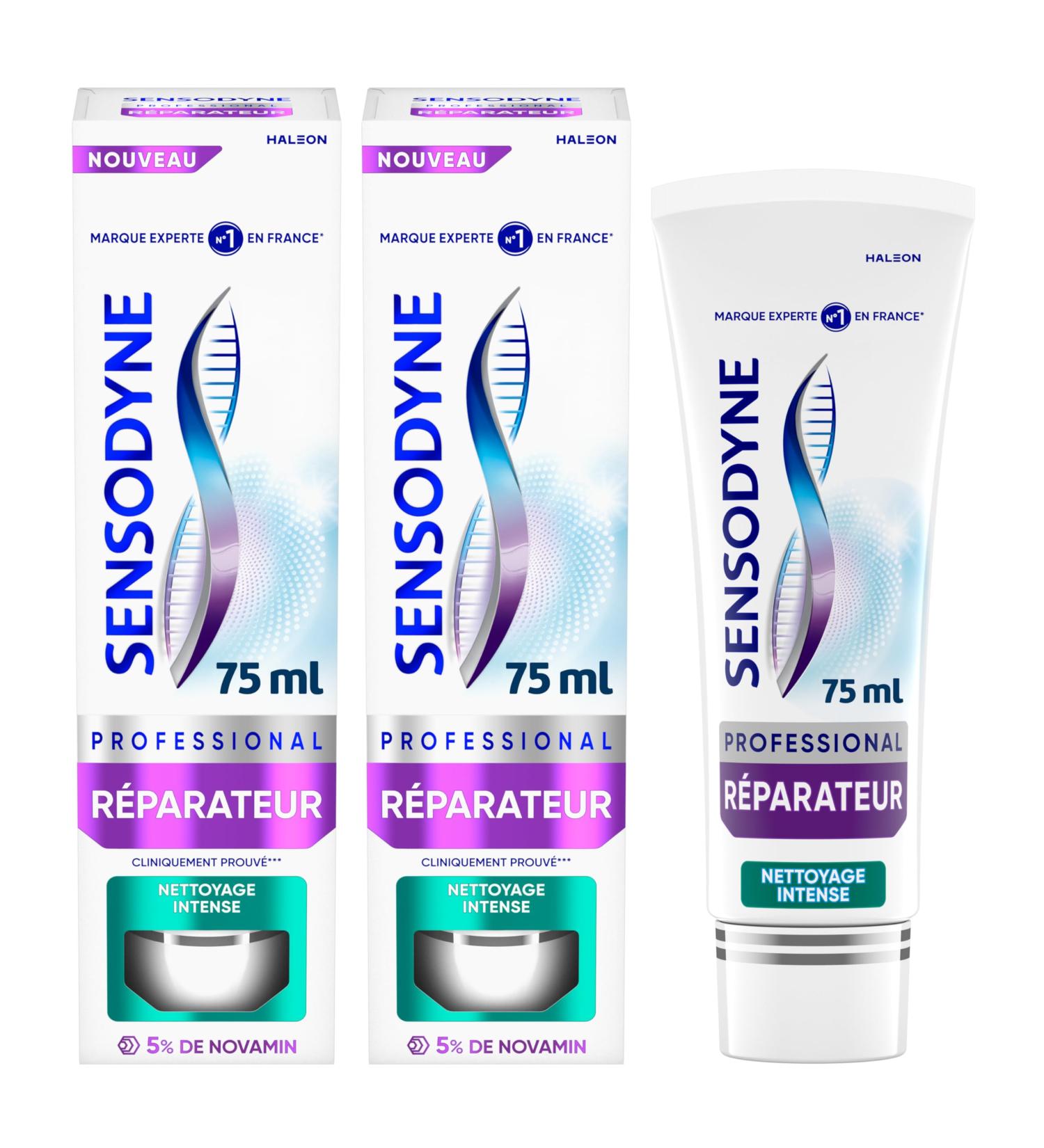 Sensodyne Professional Toothpaste Intense Clean Repair x2 - Buy Online on GoSupps.com
