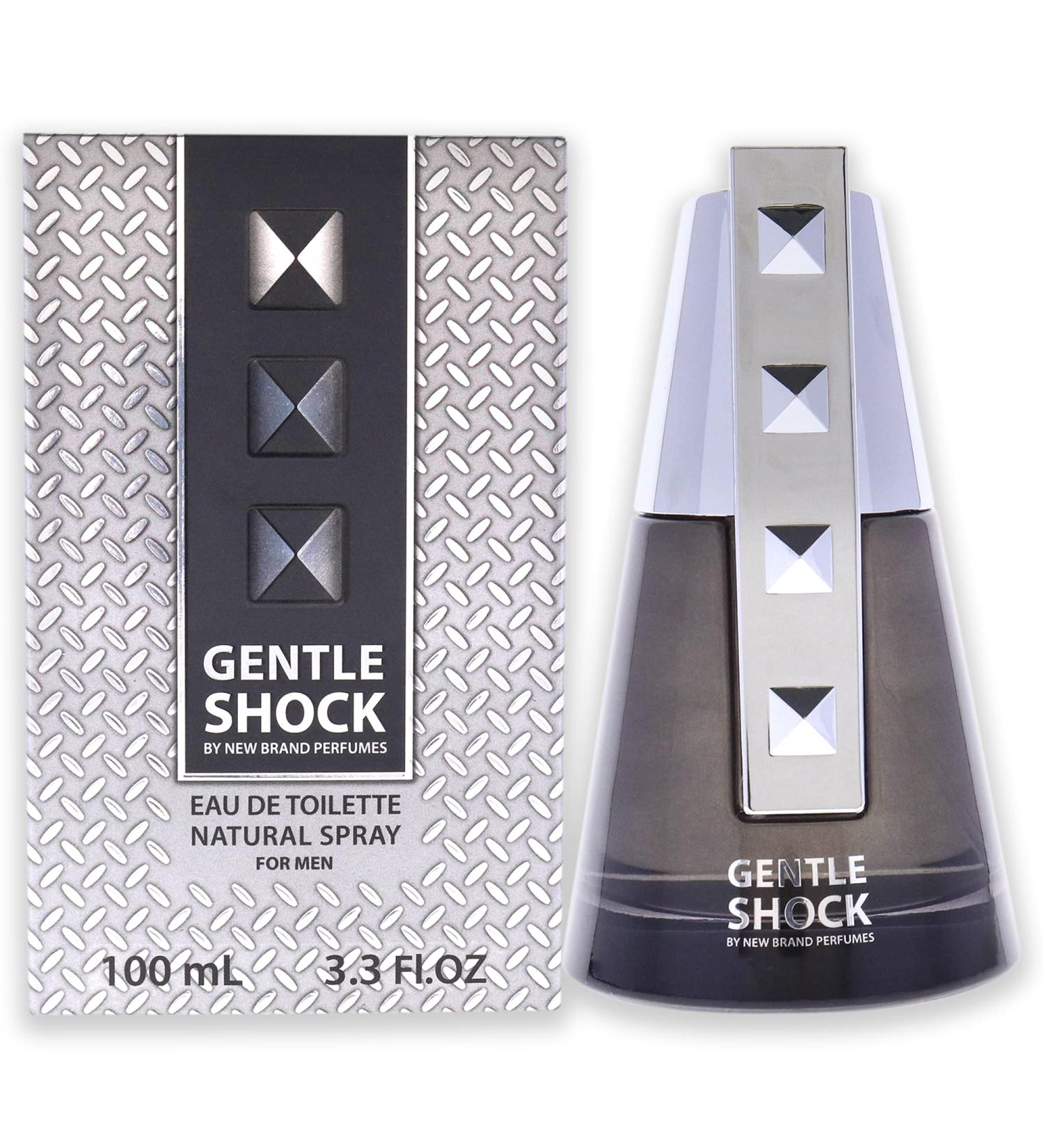 New Brand Gentle Shock EDT Spray Men 3.3 oz - Buy Online on GoSupps.com