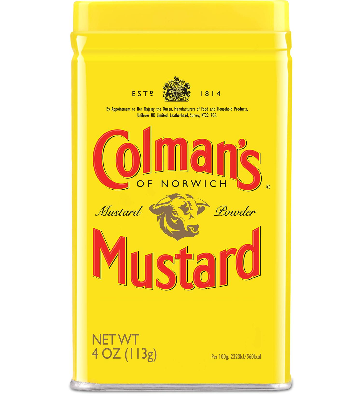 Colman's Dry Mustard Powder - 4 oz | Flavorful Seasoning for Cooking - Buy Online on GoSupps.com