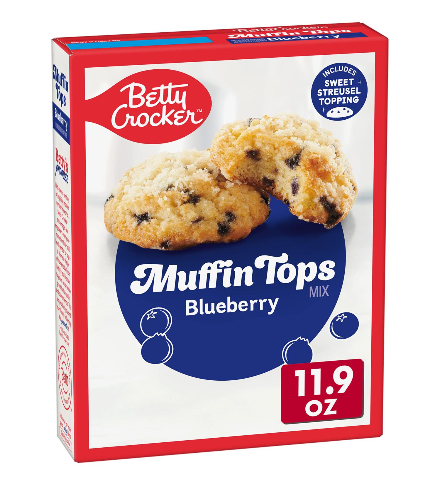 Betty Crocker Blueberry Muffin Tops Baking Mix - 11.9 oz Box - Buy Online on GoSupps.com