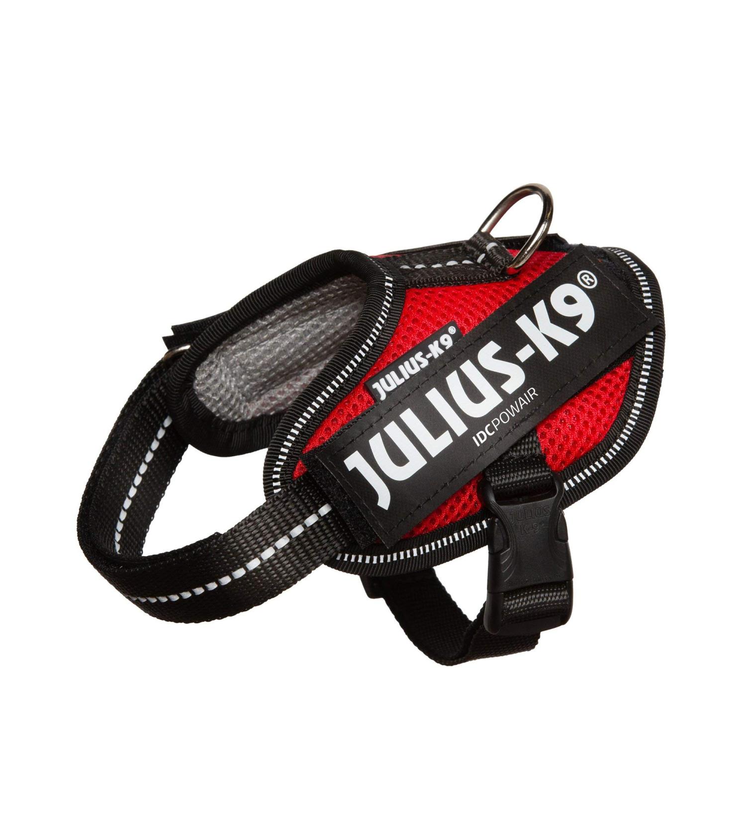 Julius-K9 IDC Powair Dog Harness 2XS / Baby 2 - Lightweight Red Dog Harness for Small Breeds | International Shipping Available - Buy Online on GoSupps.com